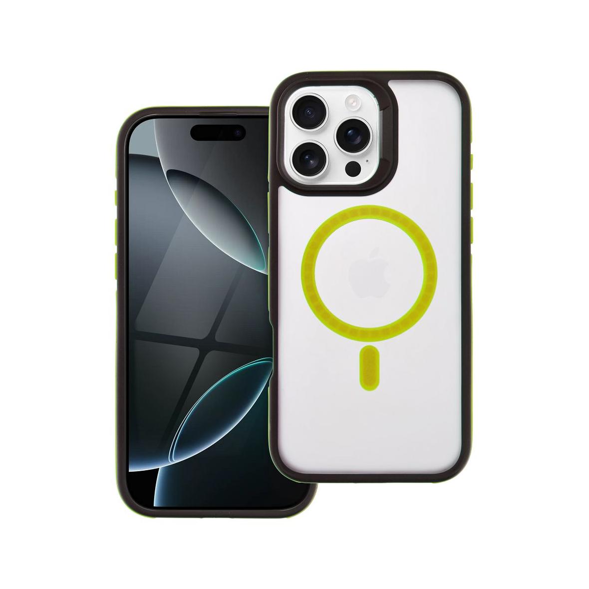 Futerał do iPhone 16 PRO MAX Neo zgodny z MagSafe żółty
