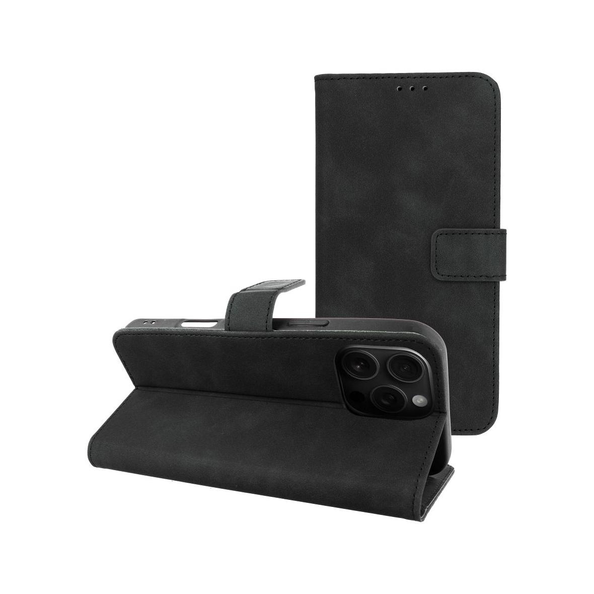 Etui z klapką na iPhone 16 PRO MAX Tender Book czarne