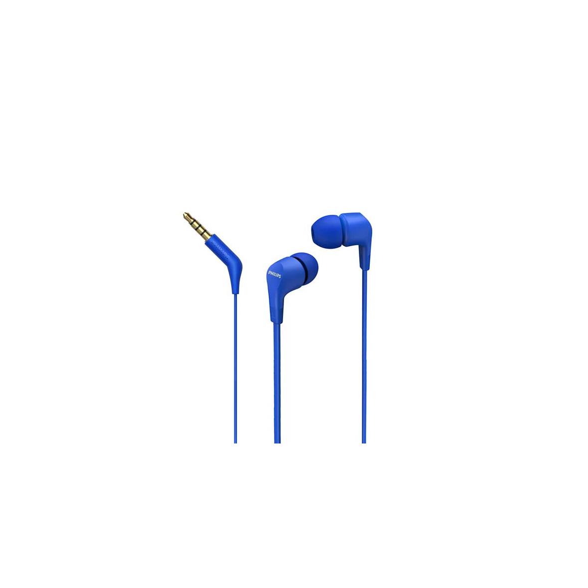 Słuchawki przewodowe douszne Jack 3,5 mm Philips TTAE1105BL niebieskie
