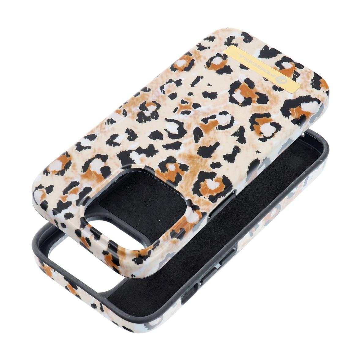 Etui na iPhone 14 PRO Forcell F-Protect Mirage zgodny z MagSafe wild panther