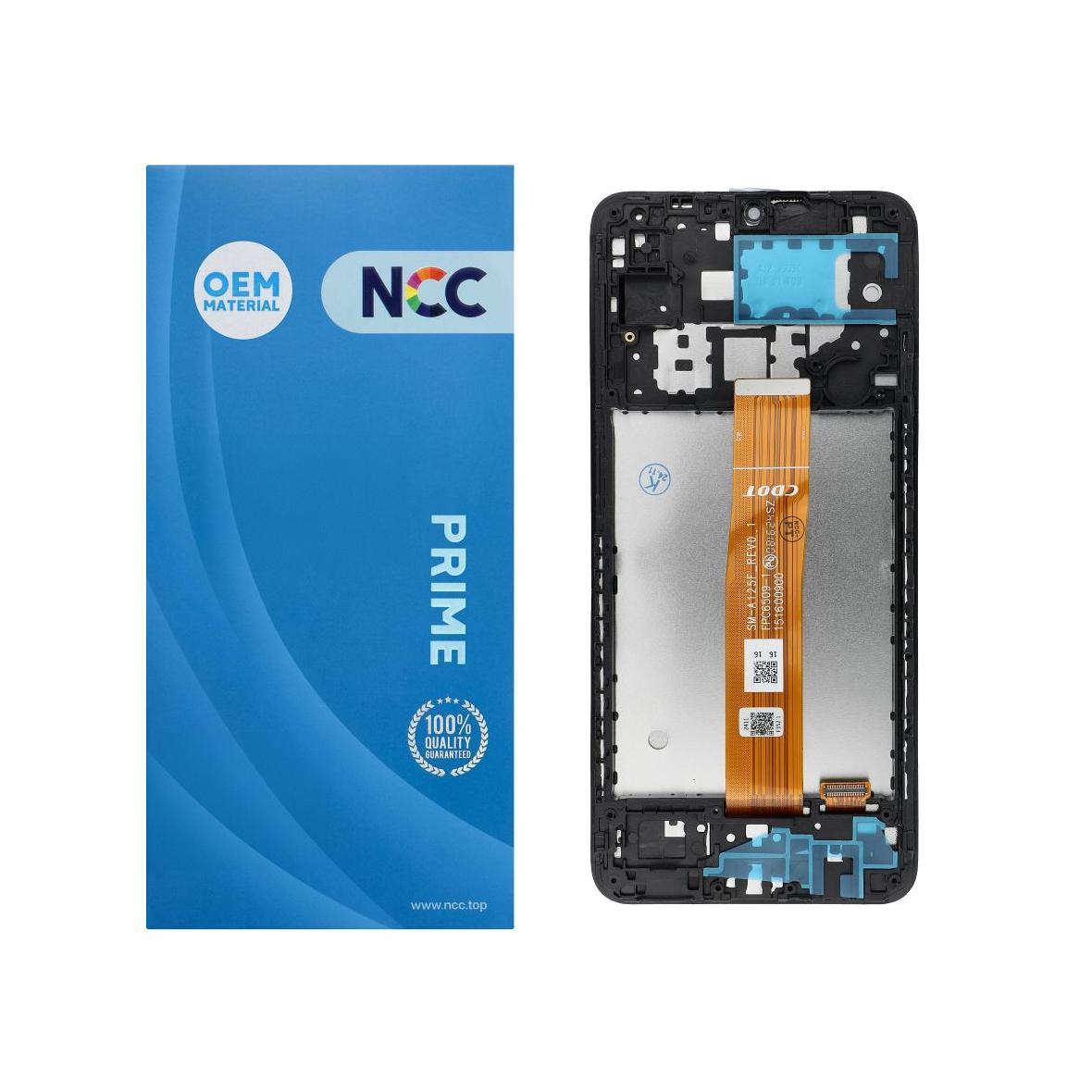 NCC Wyświetlacz LCD do SAMSUNG  A12 A125F/U/W/M OEM z ramką