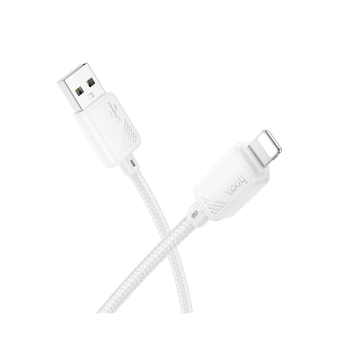 Kabel USB A do Lightning Hoco 2,4A 1 m X113 biały