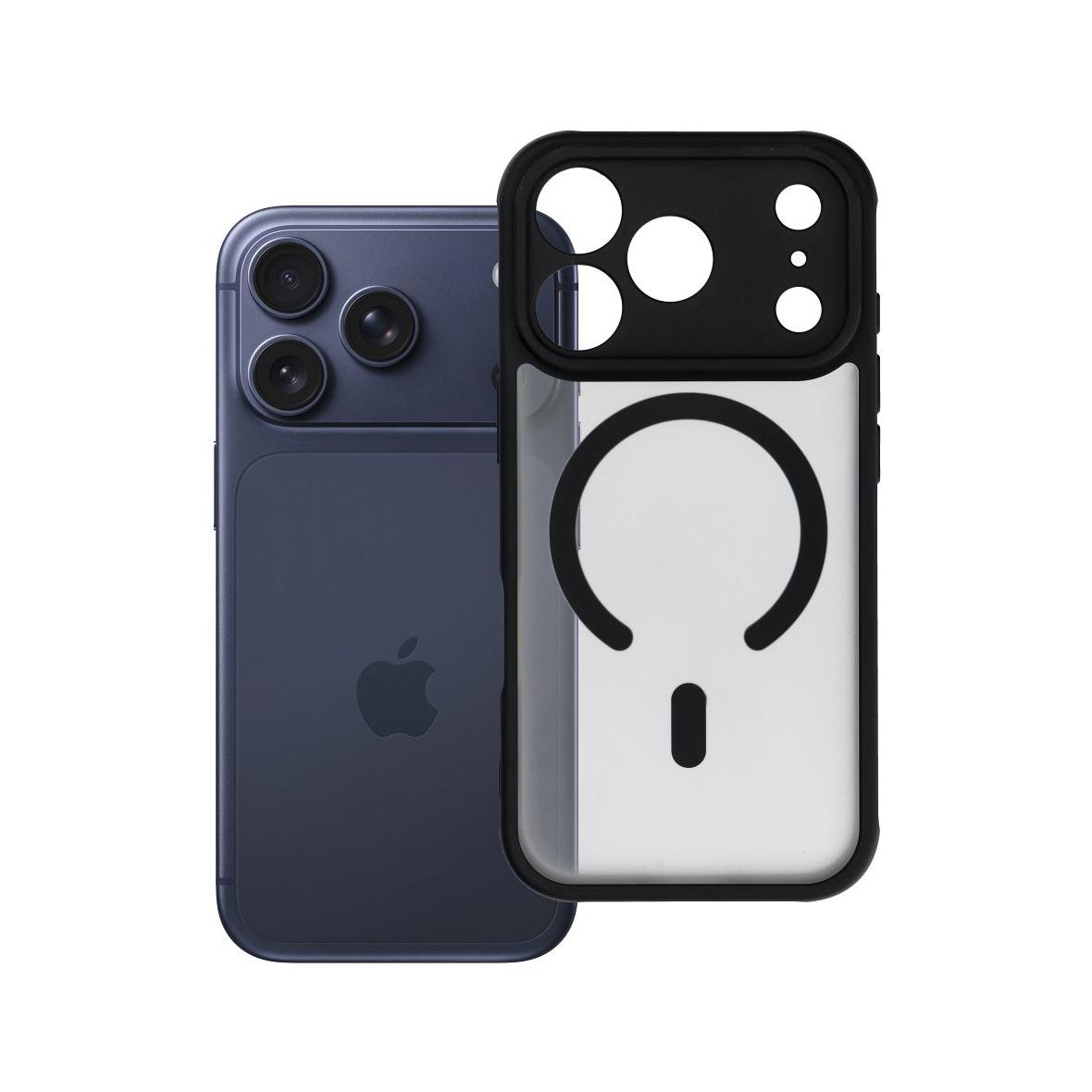 Futerał do iPhone 17 PRO Full Matte Mag Cover zgodny z MagSafe czarny