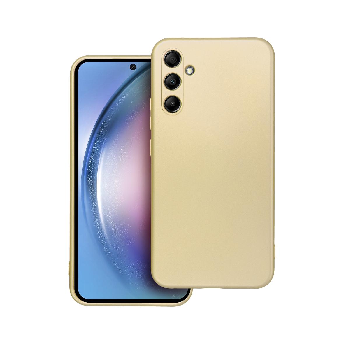 Futerał do Samsung A34 5G Metallic złoty