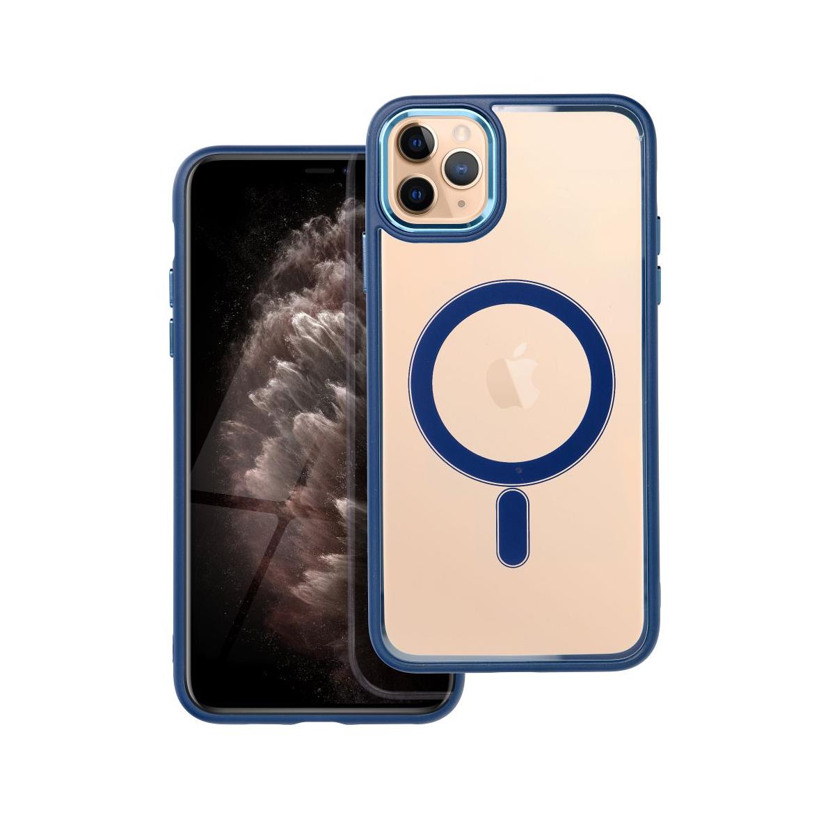 Futerał do iPhone 11 PRO MAX Color Edge Mag Cover zgodny z MagSafe niebieski