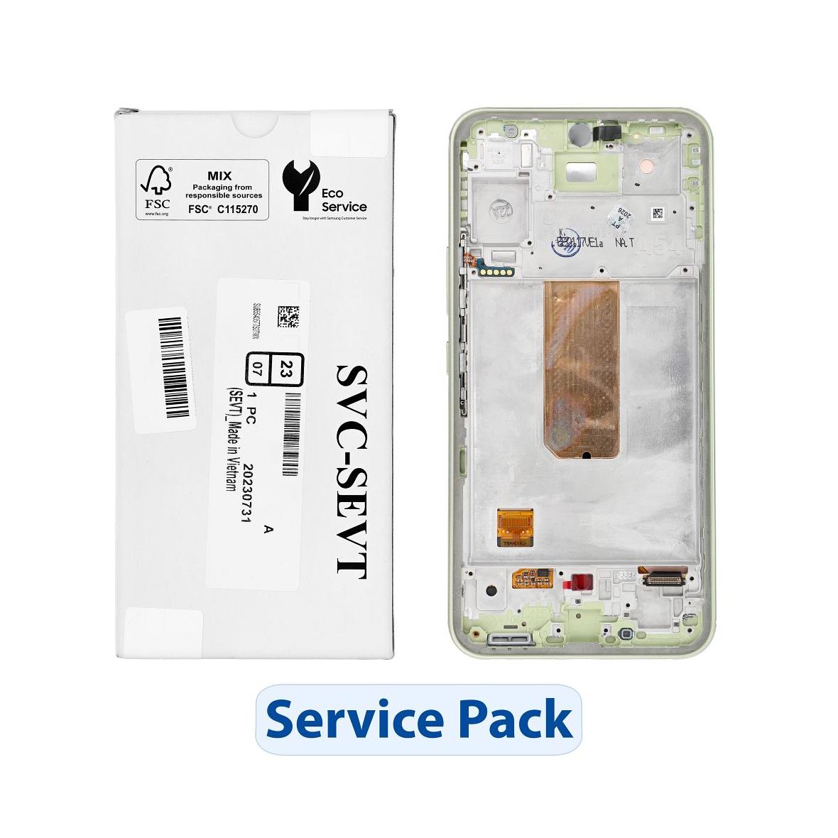 ServicePack Wyświetlacz LCD SAMSUNG A54 5G A546B Green GH82-31231C