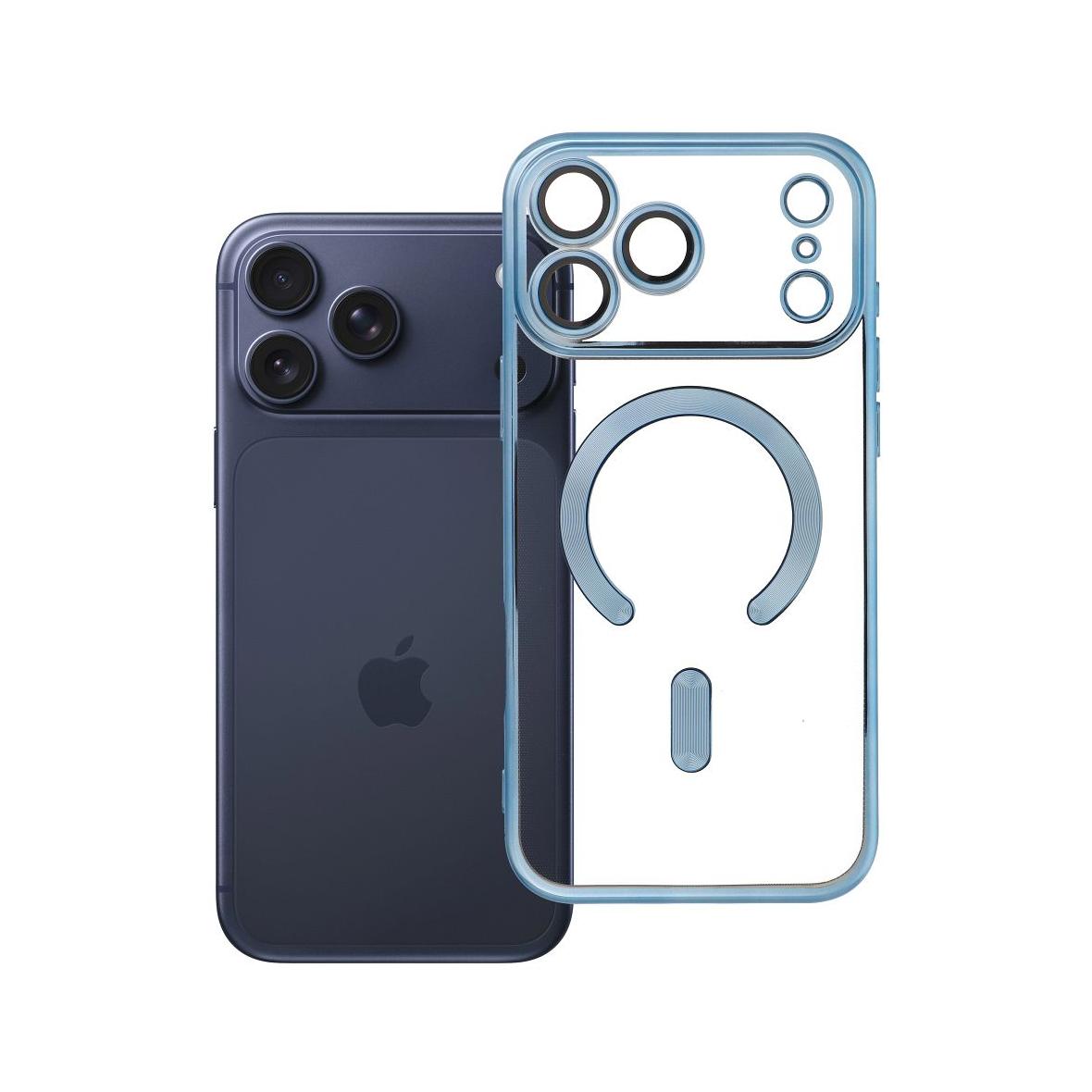 Futerał do iPhone 17 PRO MAX Electro Mag Cover zgodny z MagSafe niebieski