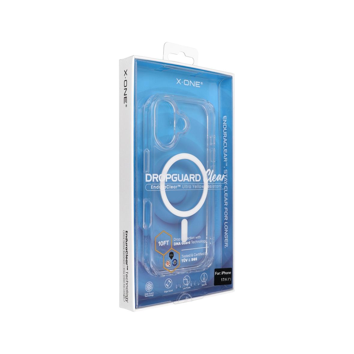 Futerał X-ONE Endura Clear Case (kompatybilny z MagSafe) - do Apple iPhone 17 transparentny