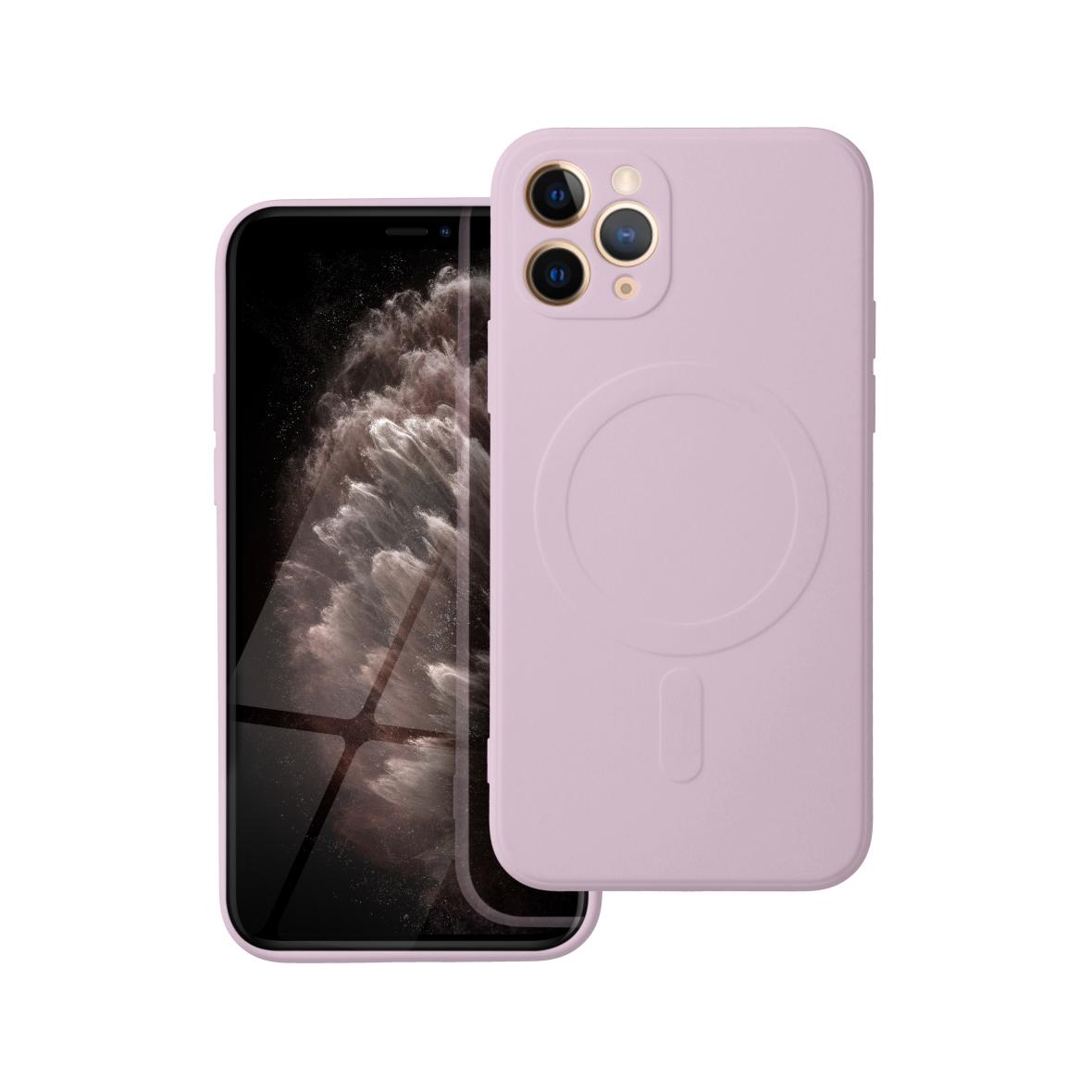 Futerał do iPhone 11 PRO Silicone Mag Cover zgodny z MagSafe różowy
