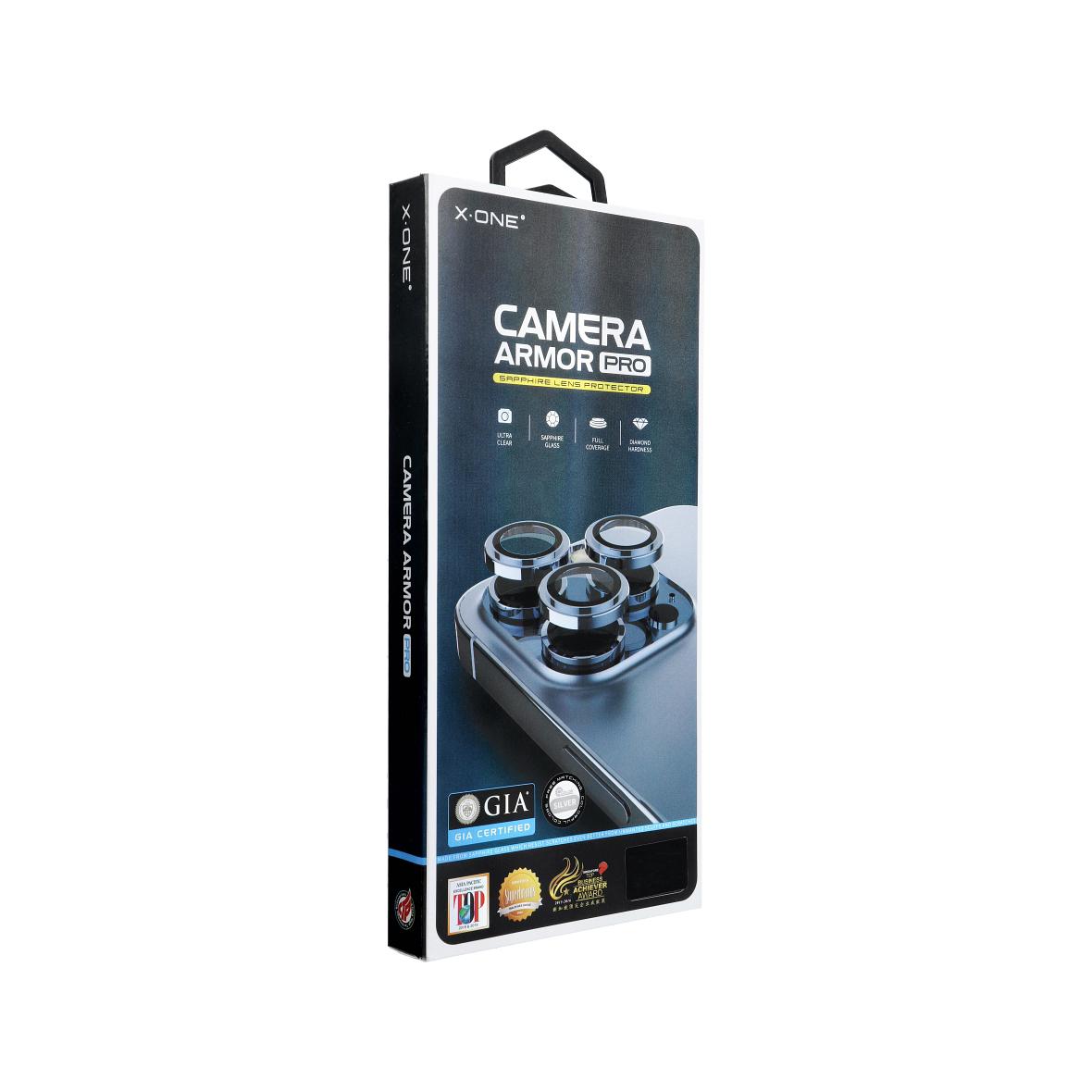 Szkło szafirowe X-ONE na obiektyw aparatu Camera Armor Pro - do iPhone 15 Pro/15 Pro Max