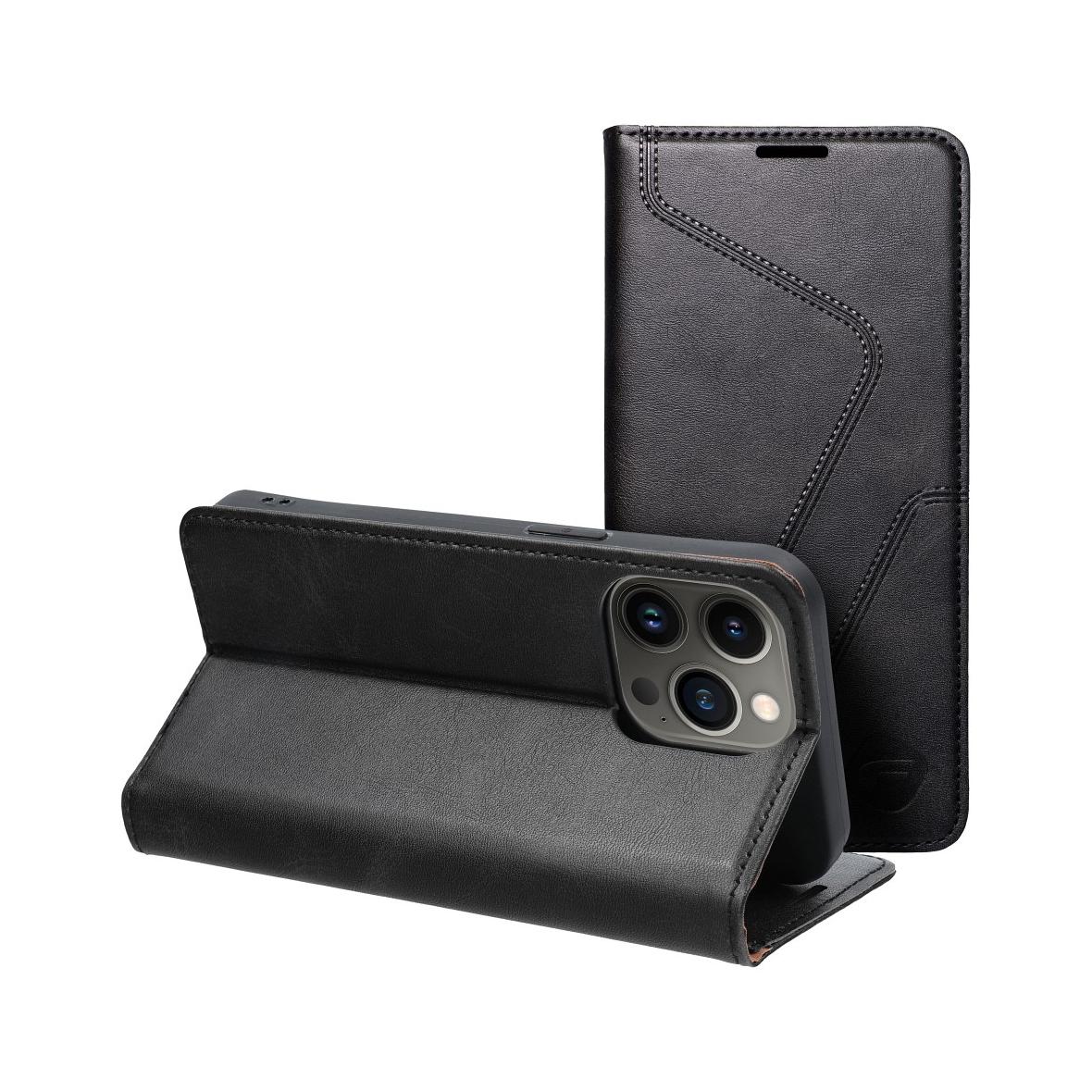 Pokrowiec na iPhone 13 PRO Forcell F-Protect RFID Blocker Book czarny