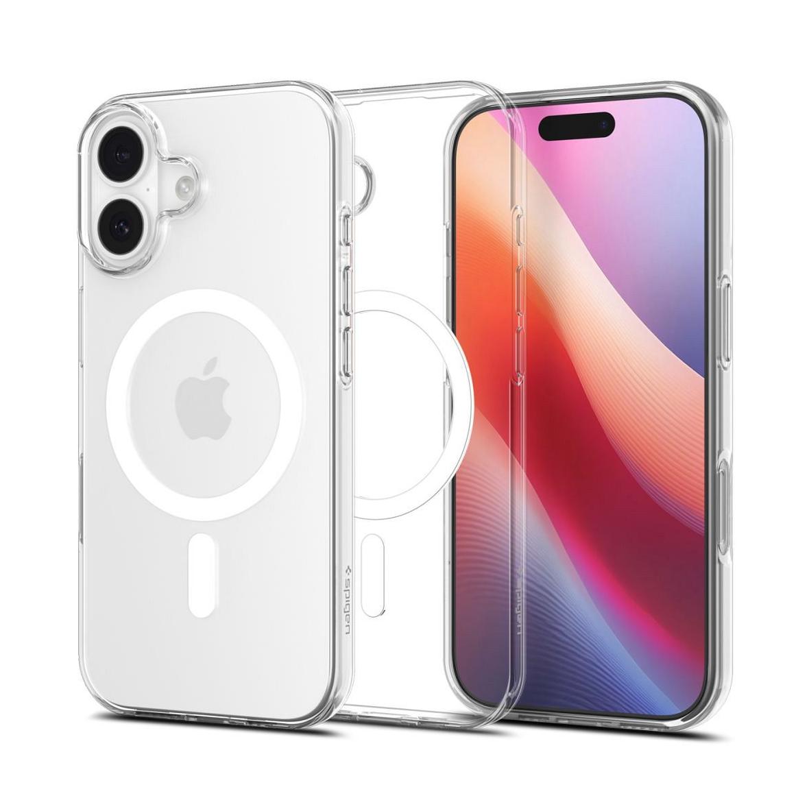 SPIGEN futerał LIQUID CRYSTAL MAG MAGSAFE IPHONE 17 CLEAR/WHITE