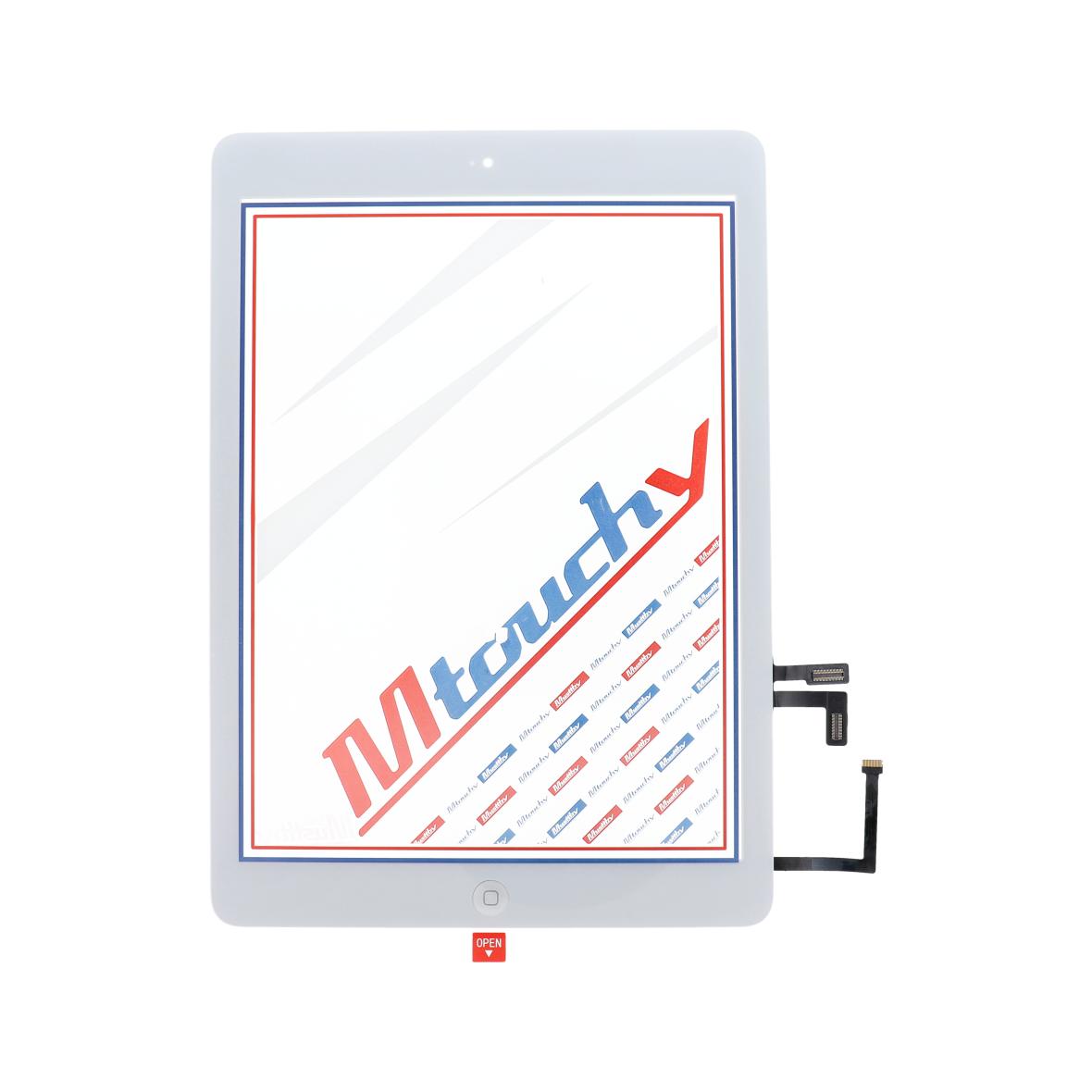 MUSTTBY Ekran dotykowy + taśma klejąca + Home do iPAD Air1 (biały)