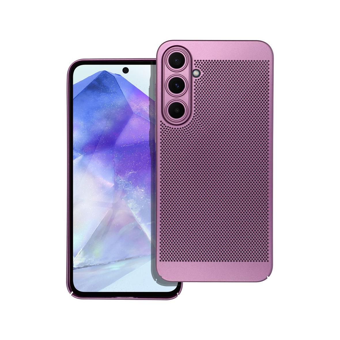 Futerał do Samsung A55 5G Breezy fioletowy