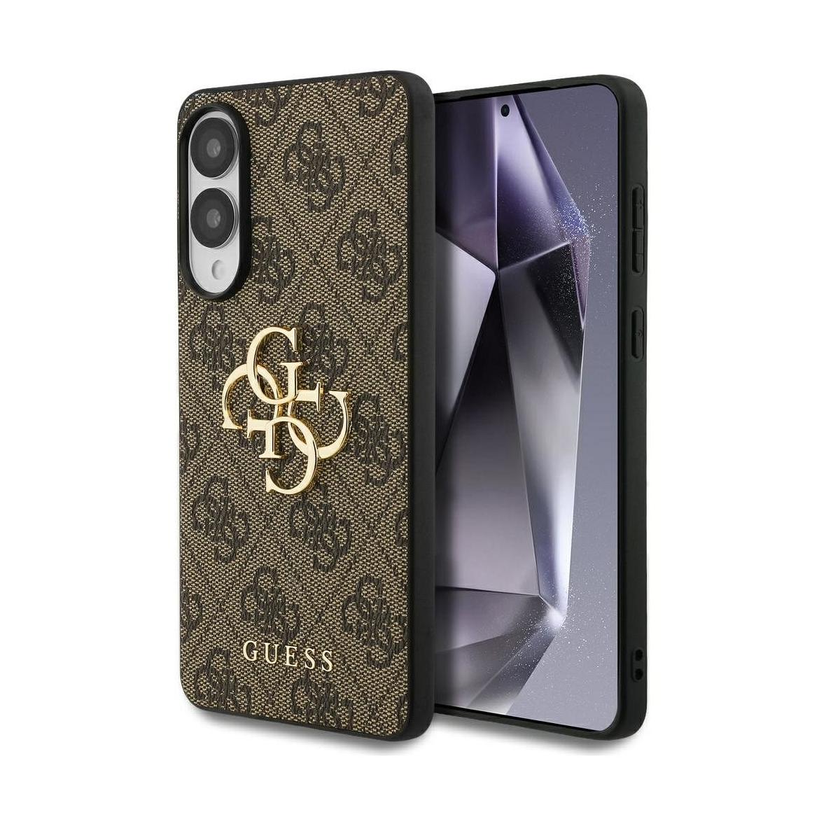 GUESS futerał do SAMSUNG S25 Edge GUHCS25E4GMGBR (4G PU Big Logo) brązowy