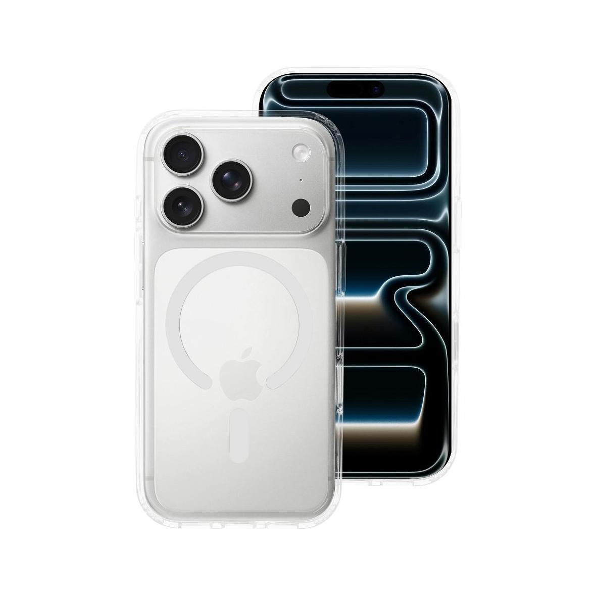 Etui na iPhone 17 PRO Forcell F-Protect Clear Hybrid Premium zgodny z MagSafe transparentne 0INT