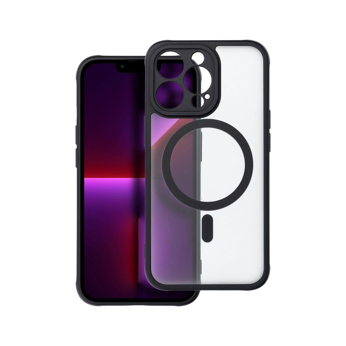 Futerał do iPhone 13 PRO Full Matte Mag Cover zgodny z MagSafe czarny