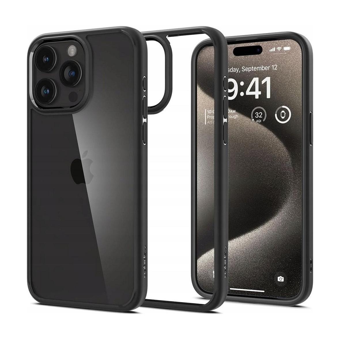 SPIGEN futerał ULTRA HYBRID do IPHONE 16 Pro matte black