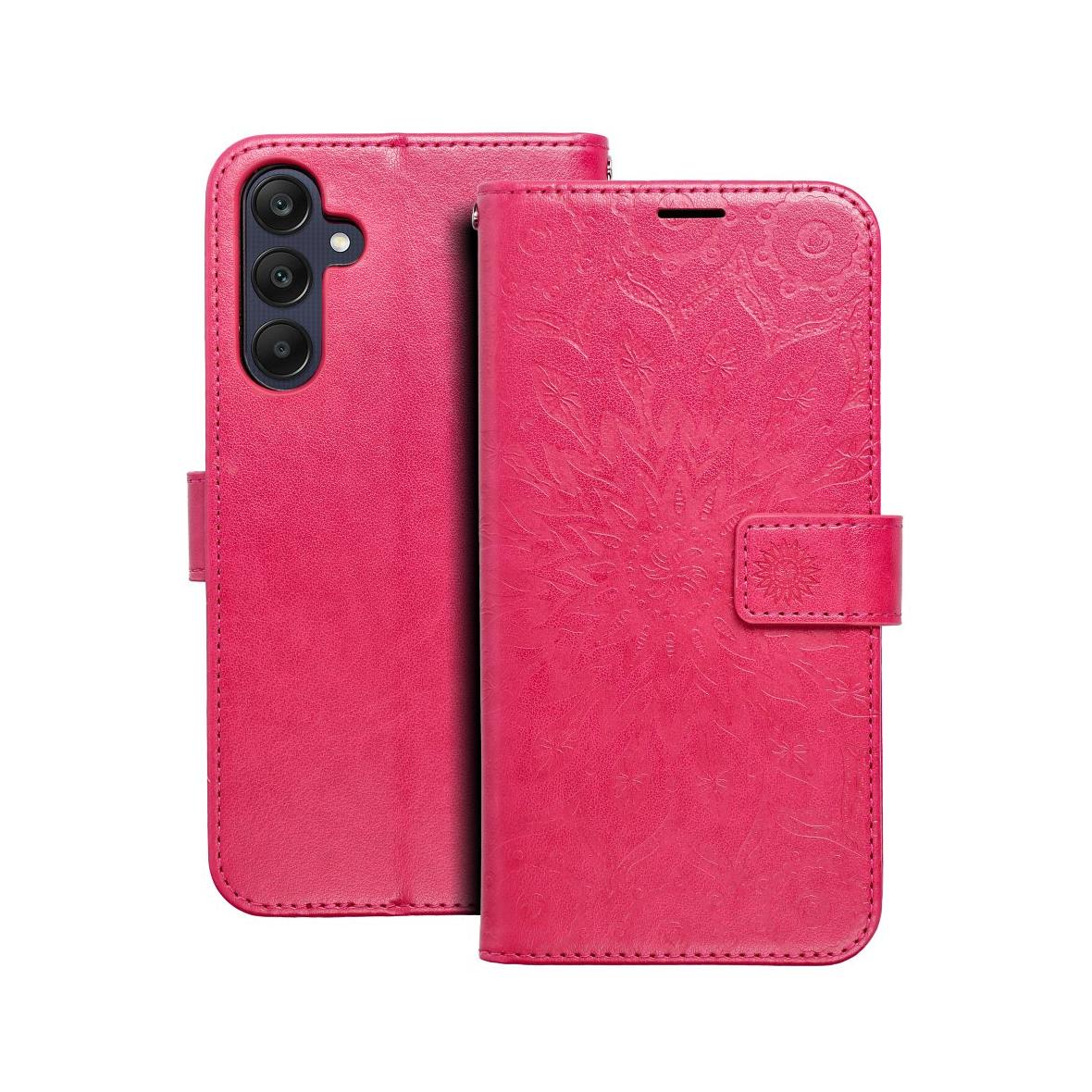 Etui z klapką na Samsung A25 5G Mezzo Book mandala magenta