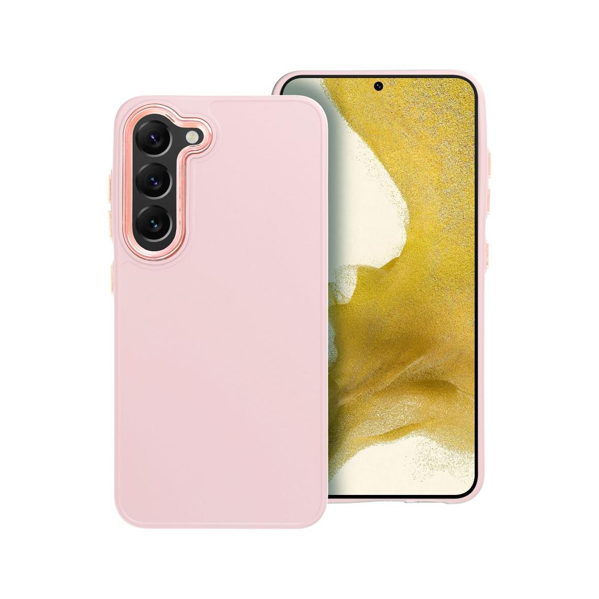 Futerał do Samsung S23 Frame pudrowy róż