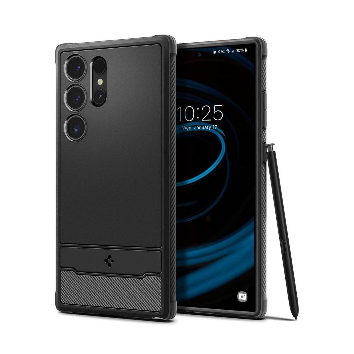 SPIGEN futerał RUGGED ARMOR do SAMSUNG S24 Ultra matte black