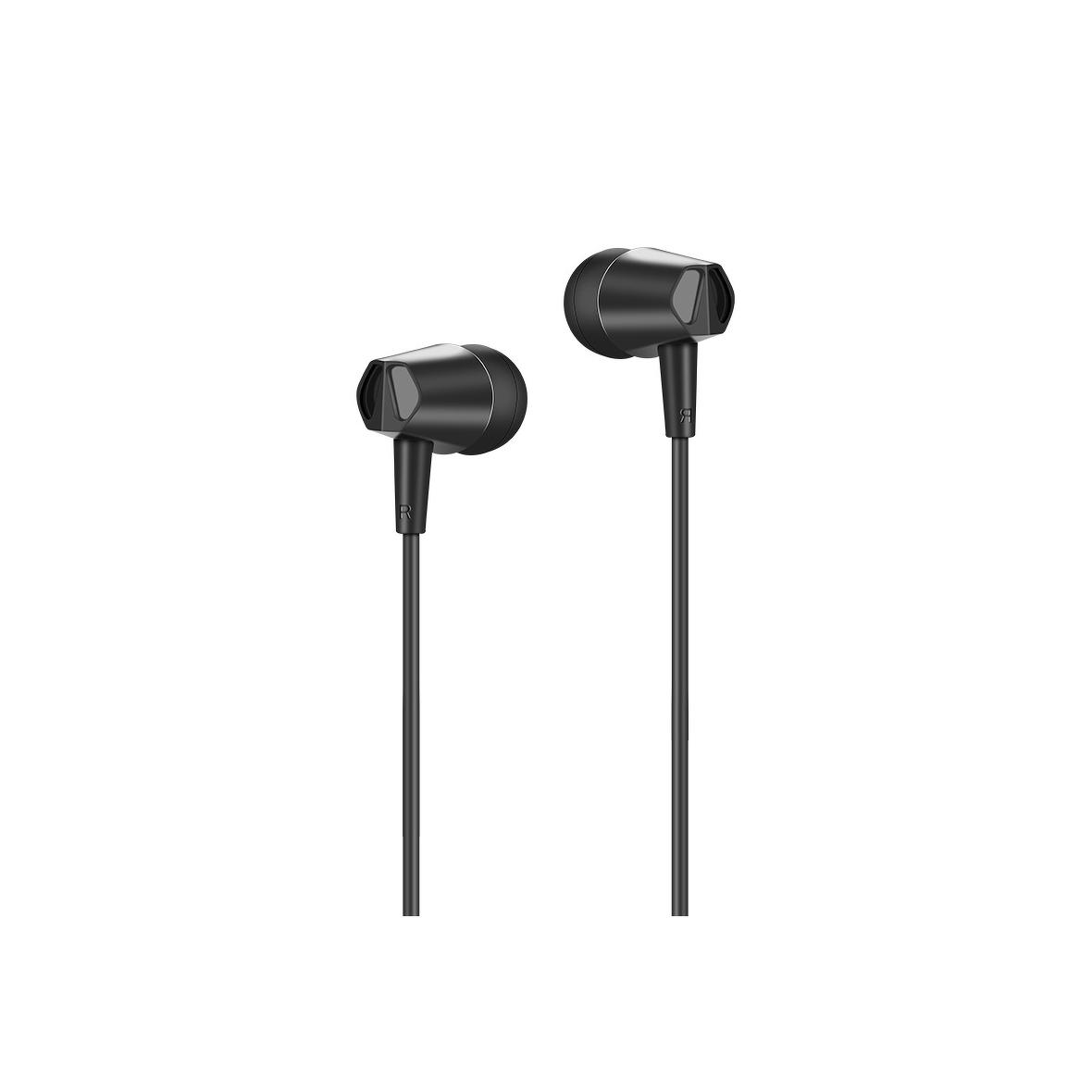 Słuchawki przewodowe douszne Jack 3,5 mm Hoco M34 czarne