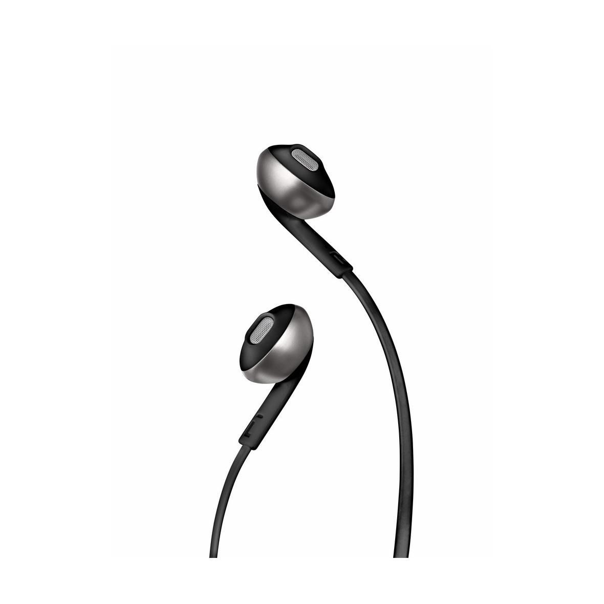 Słuchawki przewodowe douszne Jack 3,5 mm JBL T205 czarne