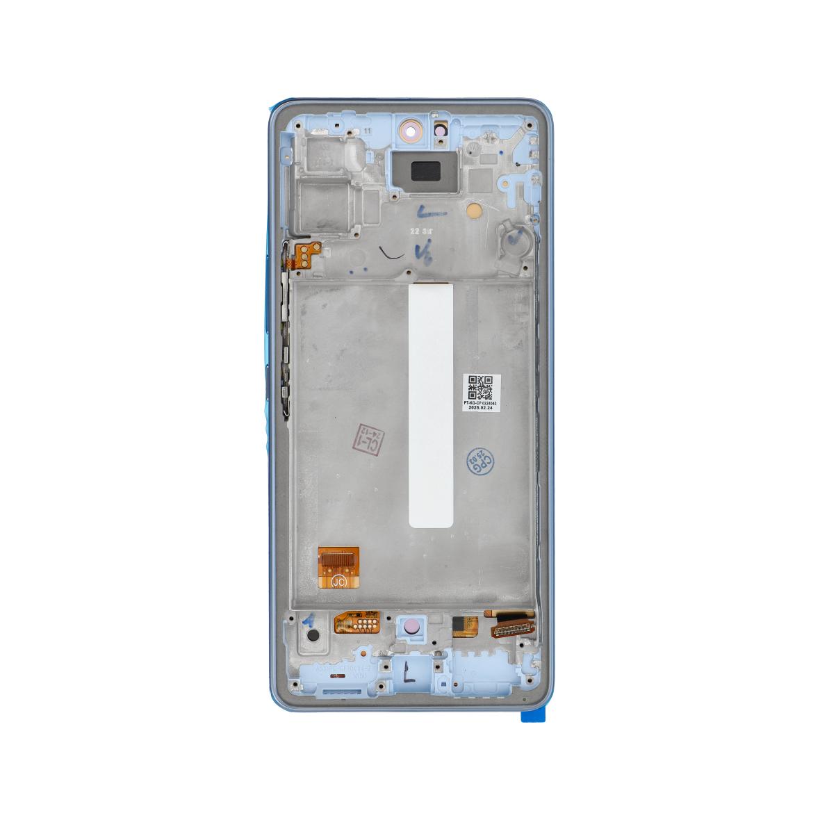 Wyświetlacz LCD do SAMSUNG A53 A536 HARD OLED z ramką niebieski