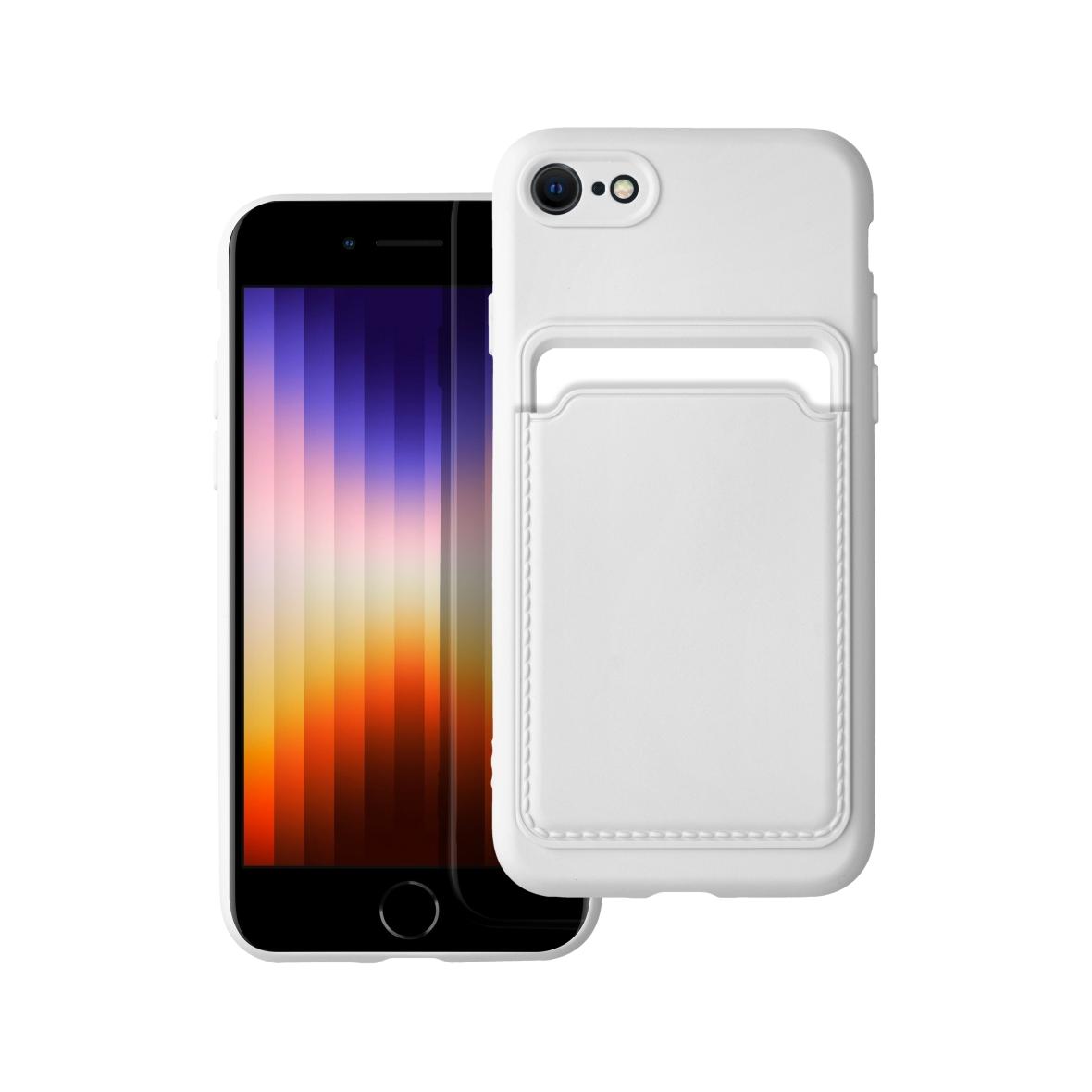 Futerał do iPhone 7 / 8 / SE 2020 / SE 2022 Card Case biały