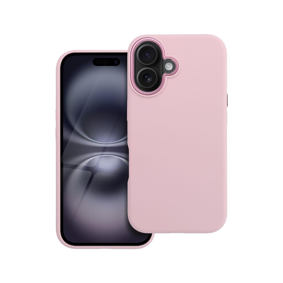 Etui na iPhone 16 Forcell F-Protect Frame Premium zgodny z MagSafe różowy 0INT