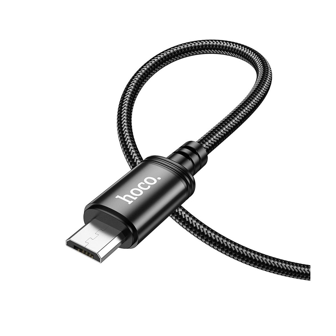 Kabel USB A do Micro USB Hoco 2,4A 2 m X89 czarny