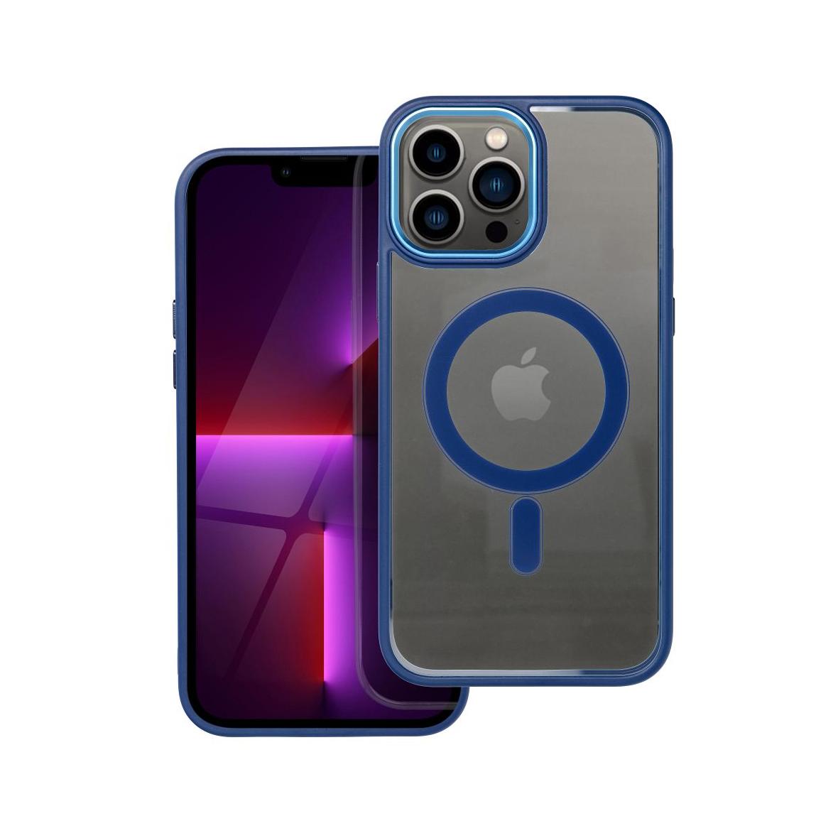 Futerał do iPhone 13 PRO MAX Color Edge Mag Cover zgodny z MagSafe niebieski