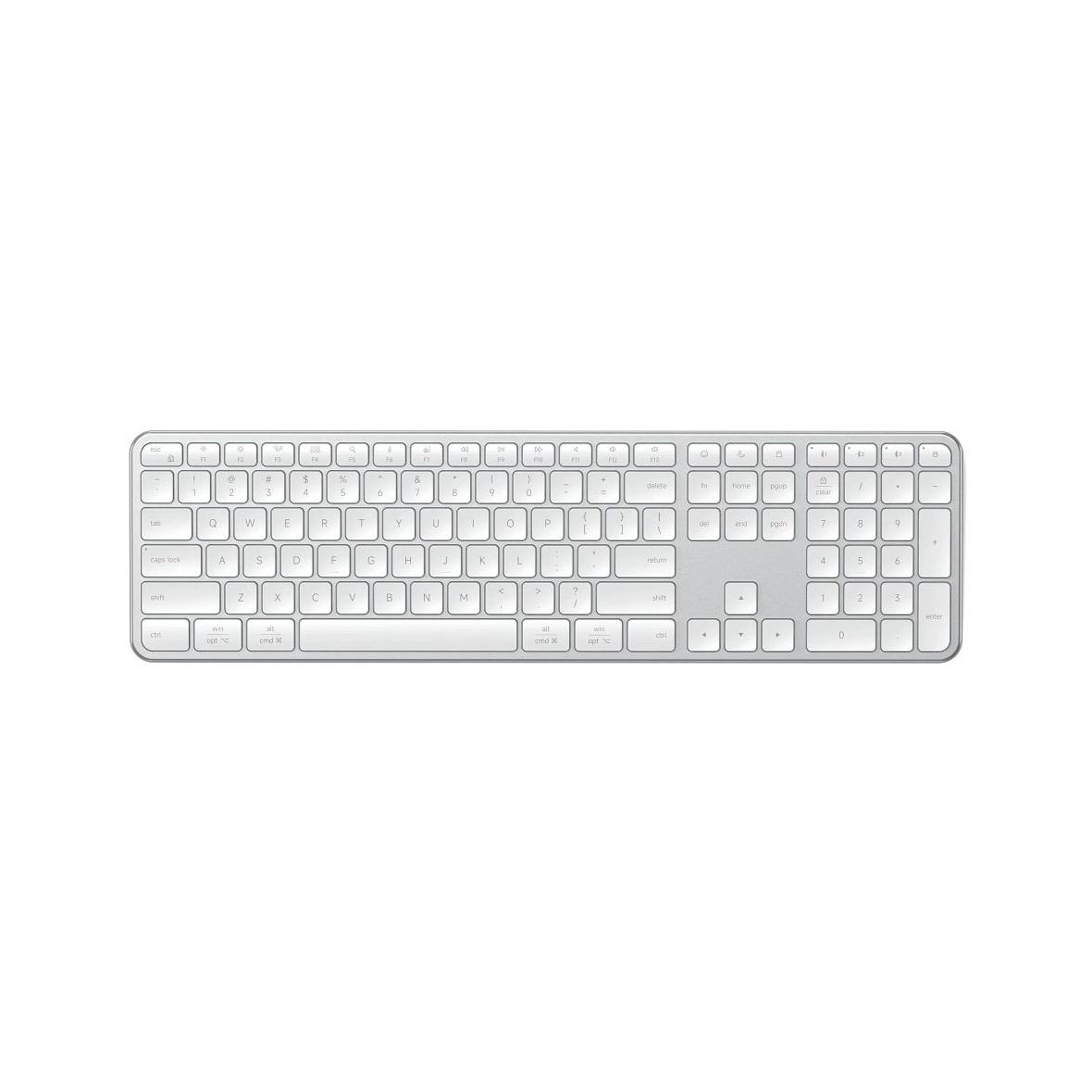 Klawiatura bezprzewodowa QWERTY Satechi Slim EX3 Mac / PC ST-KEX3S-EN srebrna