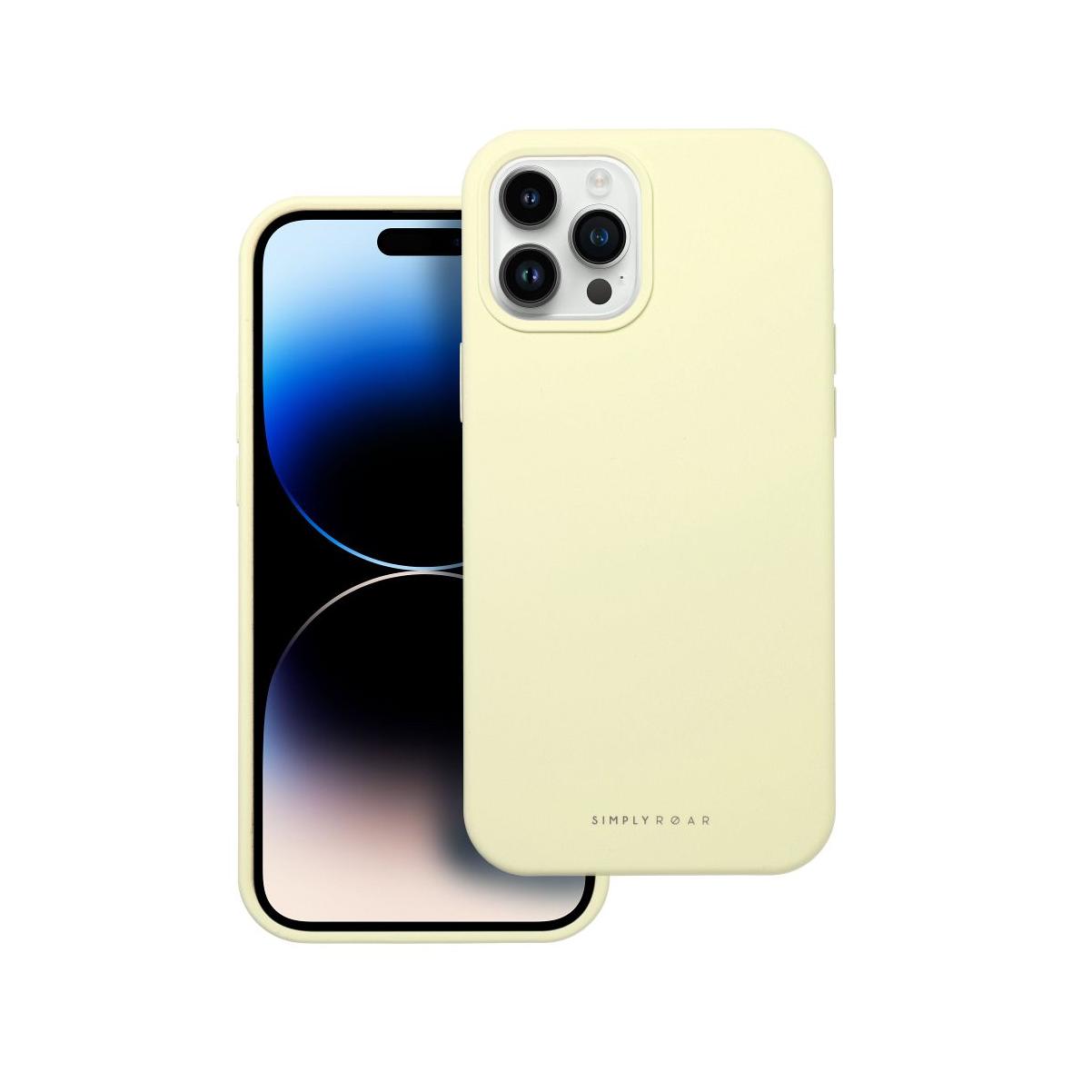 ROAR futerał CLOUD SKIN do IPHONE 12 Pro Max Jasnożółty