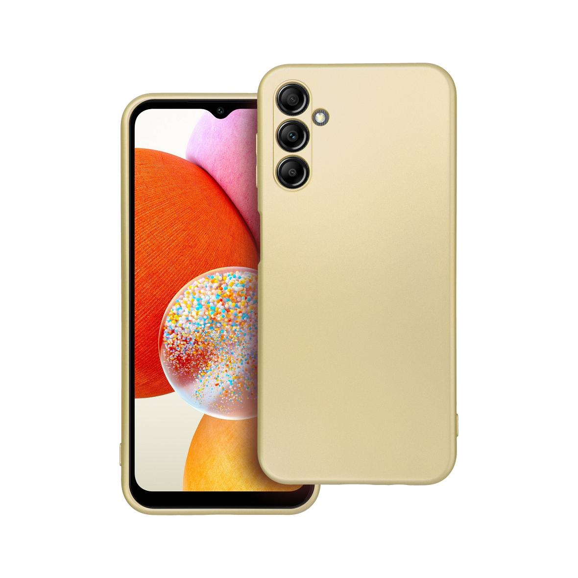 Futerał do Samsung A14 5G / A14 4G Metallic złoty