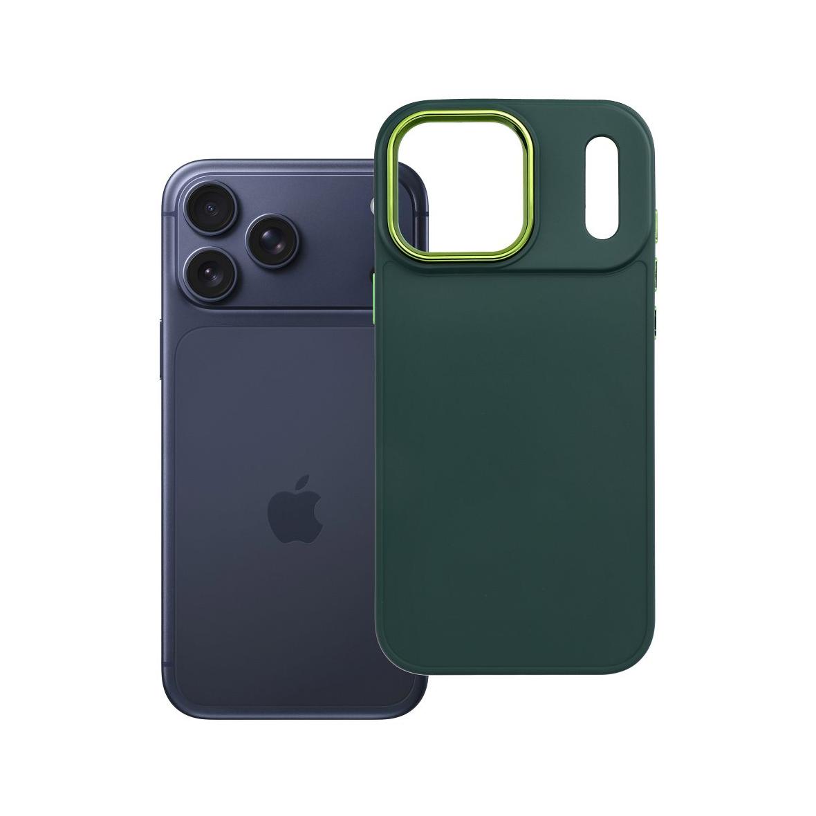Futerał do iPhone 17 PRO MAX Frame zielony