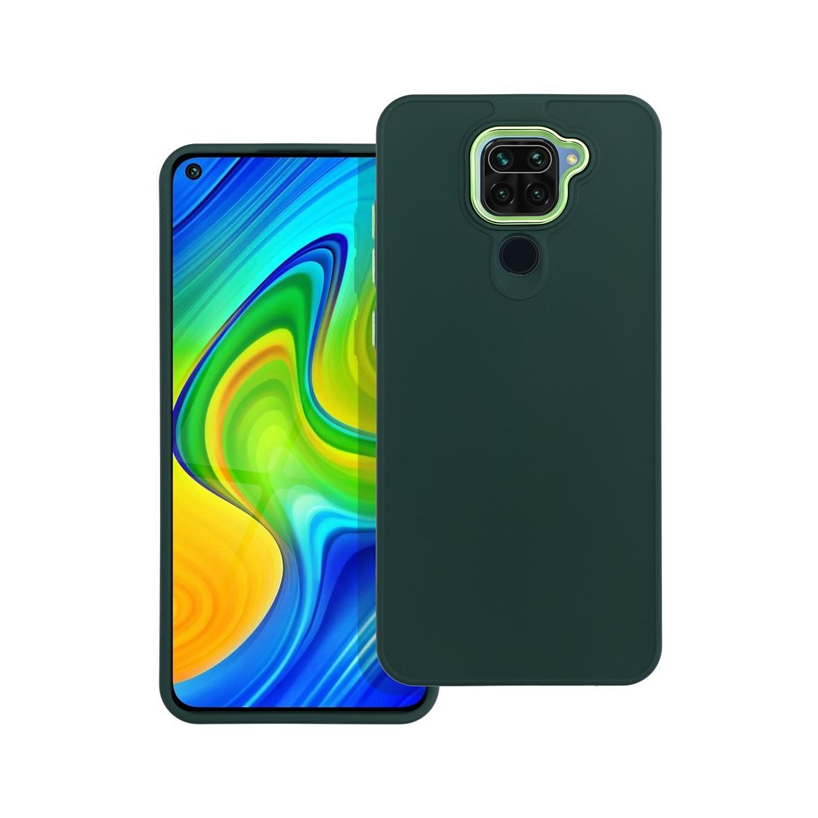 Futerał do Xiaomi Redmi Note 9 Frame zielony