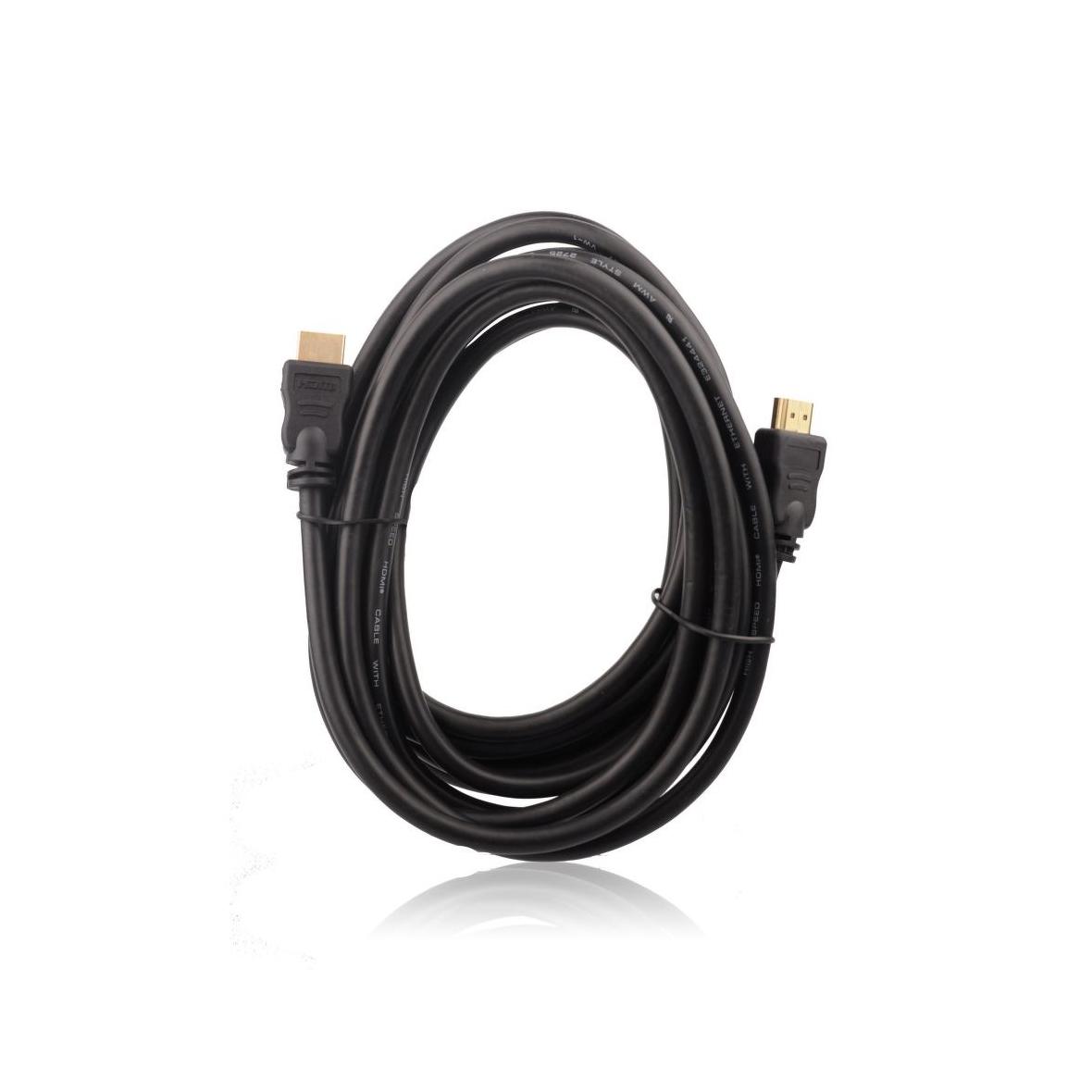 Kabel HDMI do HDMI 4K wer.1.4 AL-OEM-46 5 m czarny