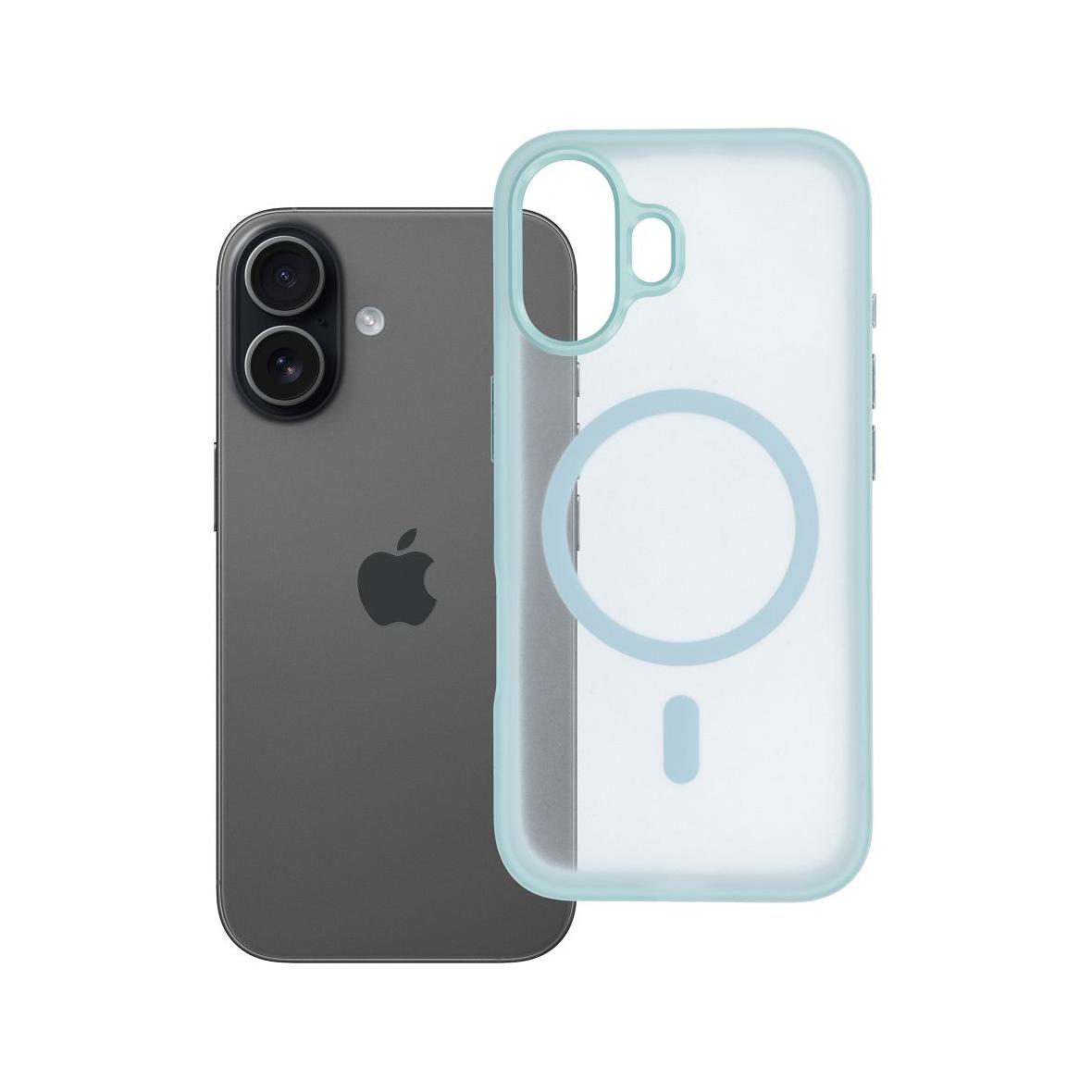Futerał do iPhone 17 Flexline Mag Cover zgodny z MagSafe zielony