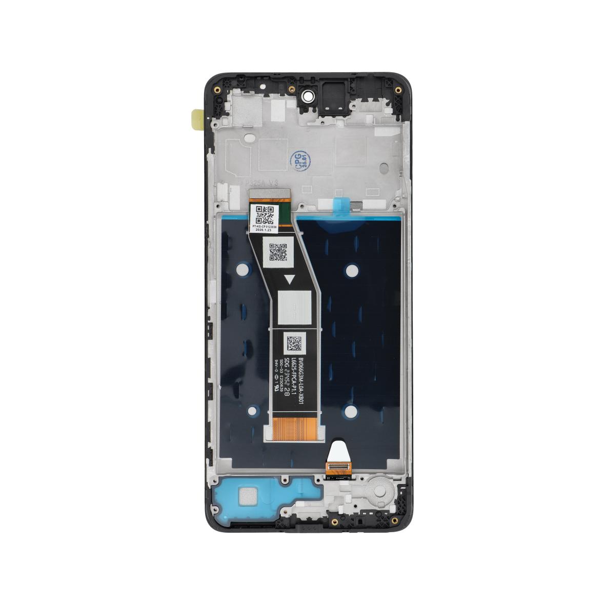 FixCell wyświetlacz LCD do MOTOROLA G24 / G24 POWER OEM z ramką