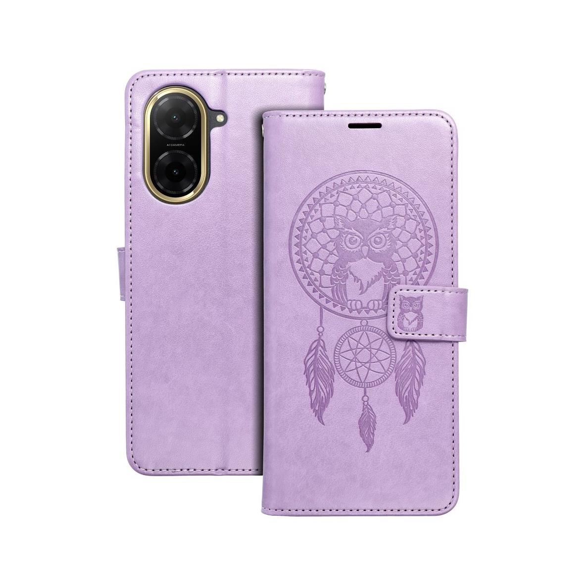 Etui z klapką na Xiaomi Redmi A5 ( 173,3 x 79,4 x 8,26) Mezzo Book łapacz snów fioletowe