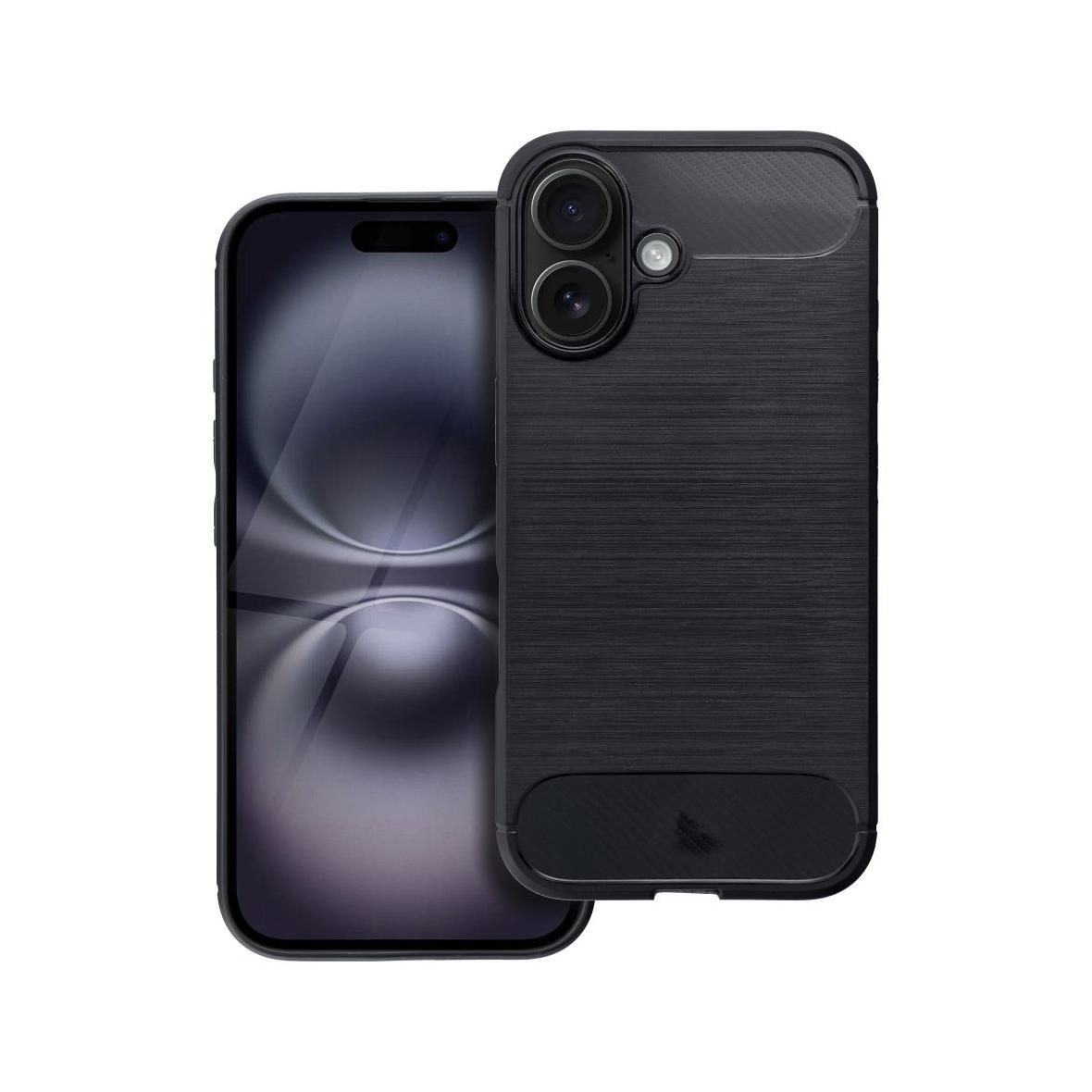 Futerał do iPhone 16 Carbon czarny