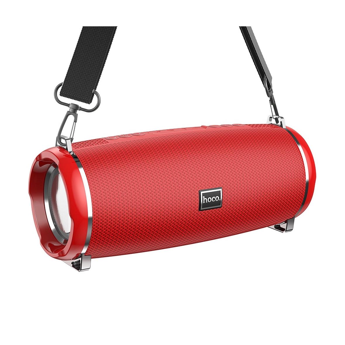 Głośnik bluetooth LED 2 x 5W 6h Hoco HC2 czerwony
