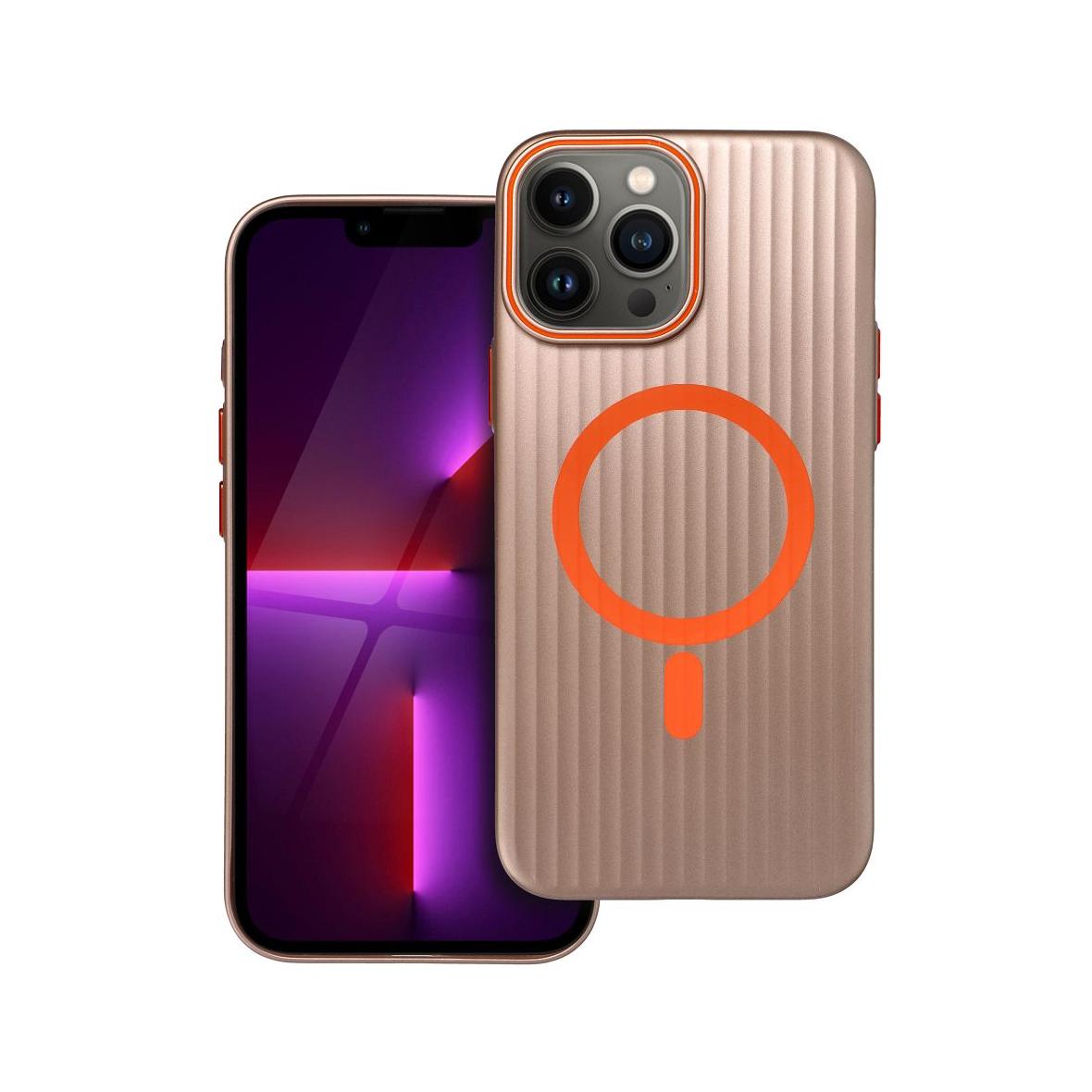 Futerał do iPhone 13 PRO MAX Simply zgodny z MagSafe tytanowy pustynny
