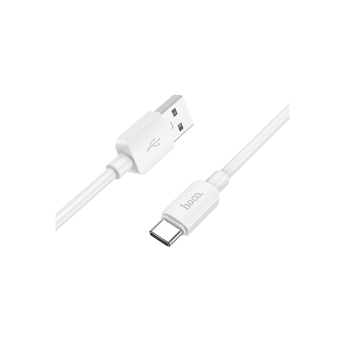 Kabel USB A do USB C Hoco PD 2,4A 27W 1 m X96 biały