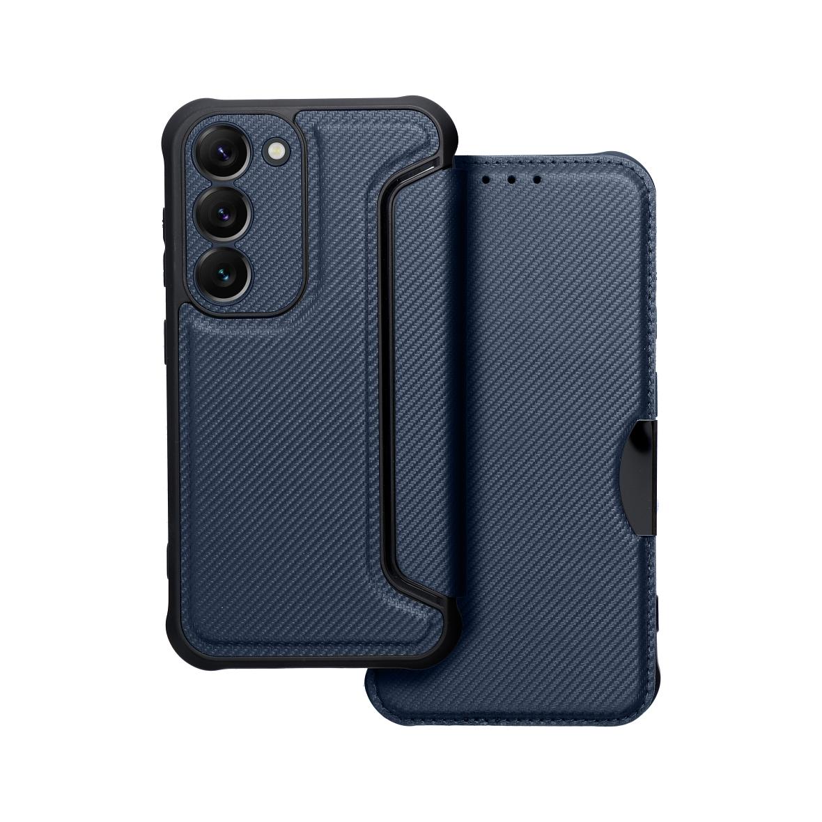 Etui z klapką na Samsung S23 Razor Book niebieskie