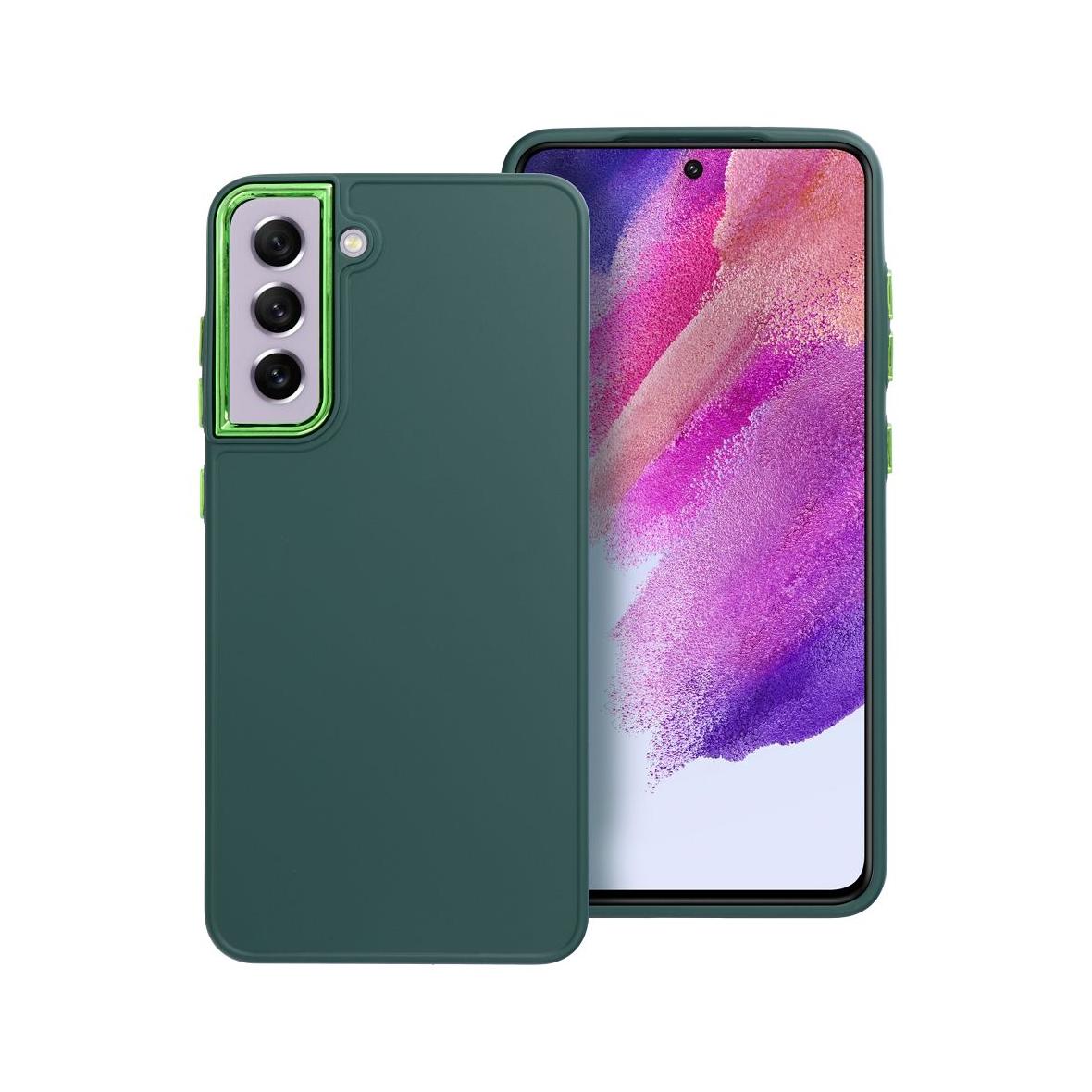 Futerał do Samsung S21 FE Frame zielony