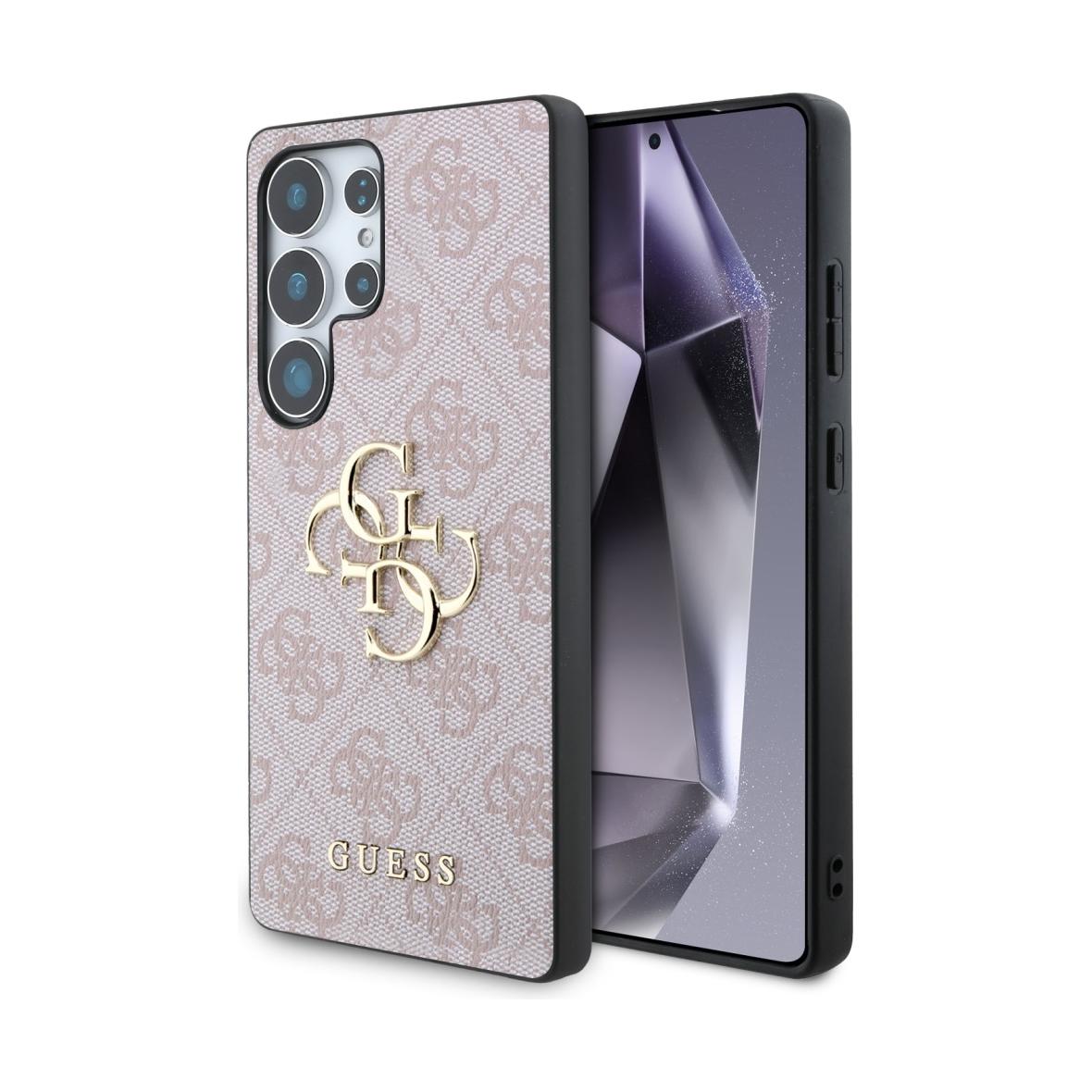 GUESS futerał do SAMSUNG S25 Ultra GUHCS25L4GMGPI (4G PU Big Logo) różowy