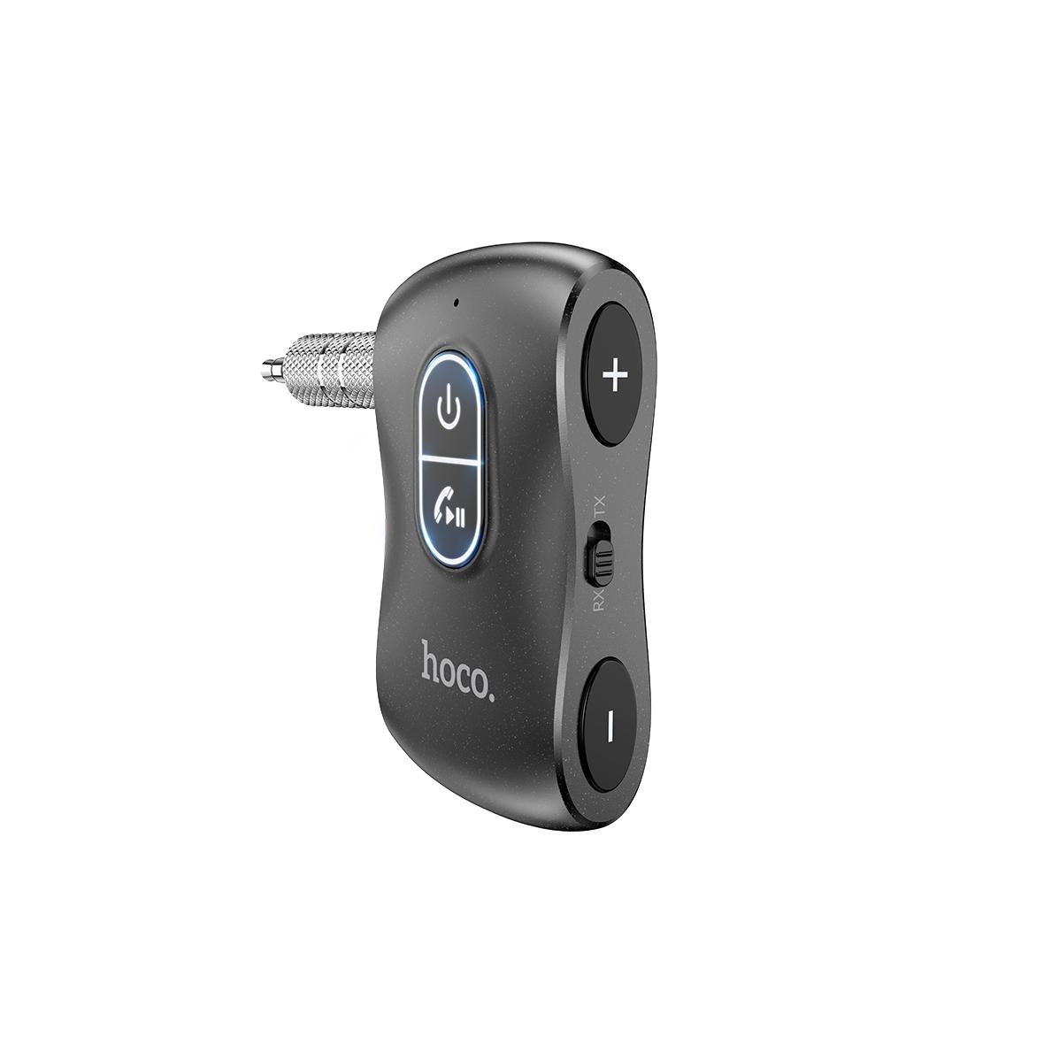 Transmiter samochodowy bluetooth Hoco Jack 3,5 mm E73 PRO czarny