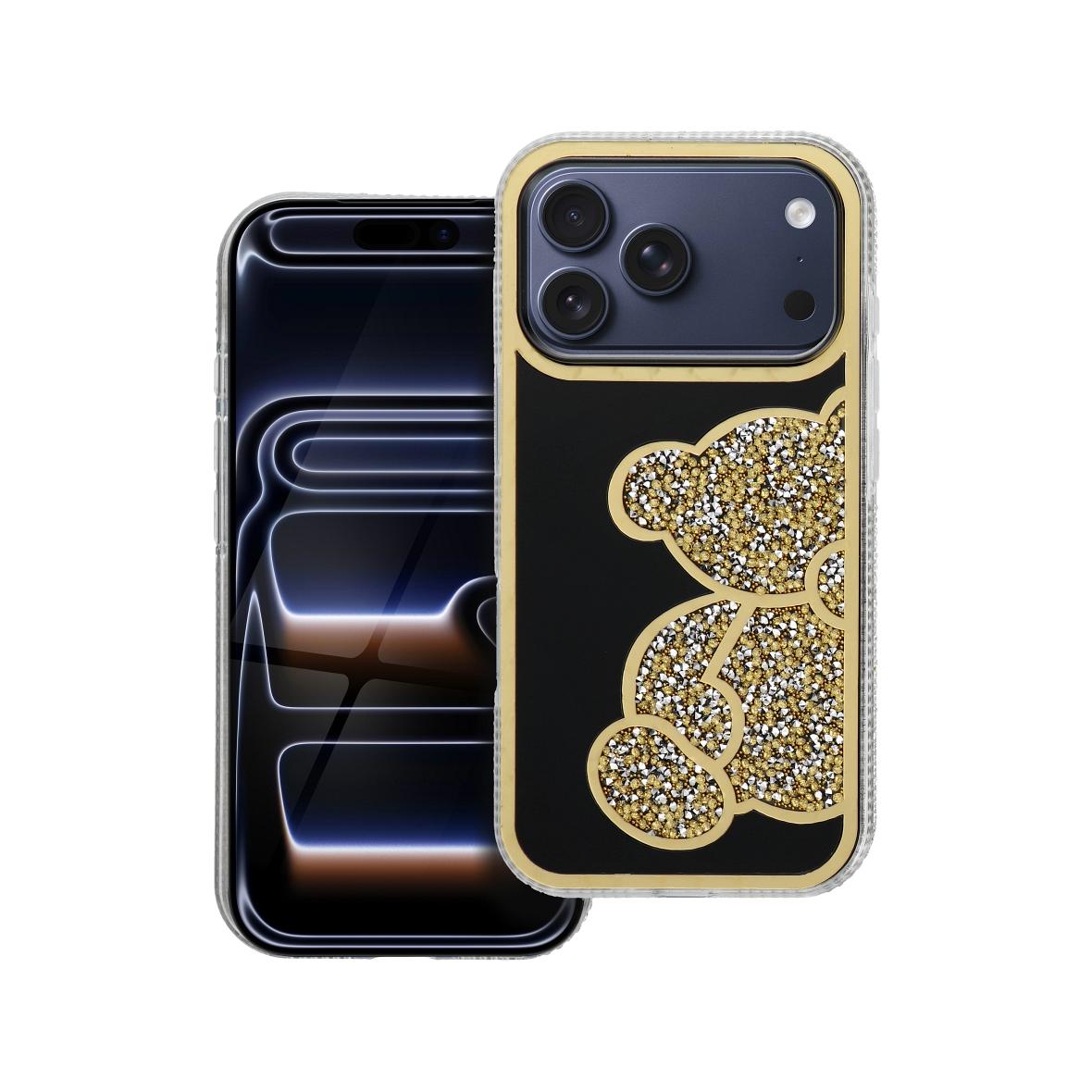 Futerał do iPhone 17 PRO Teddy Bear złoty